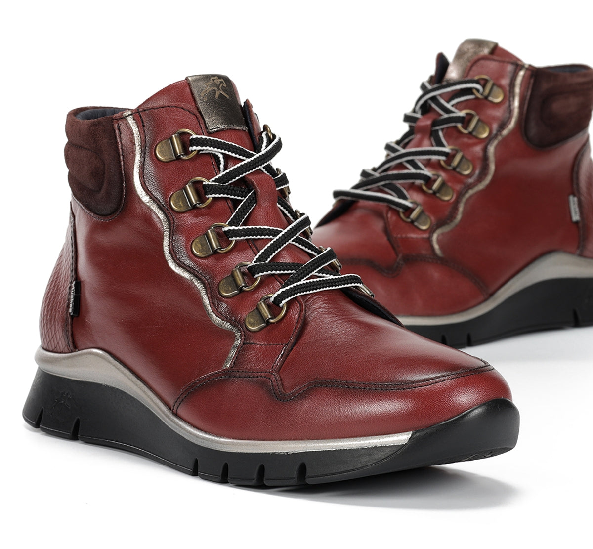 Fluchos Union F2073 bottine femme bordeaux