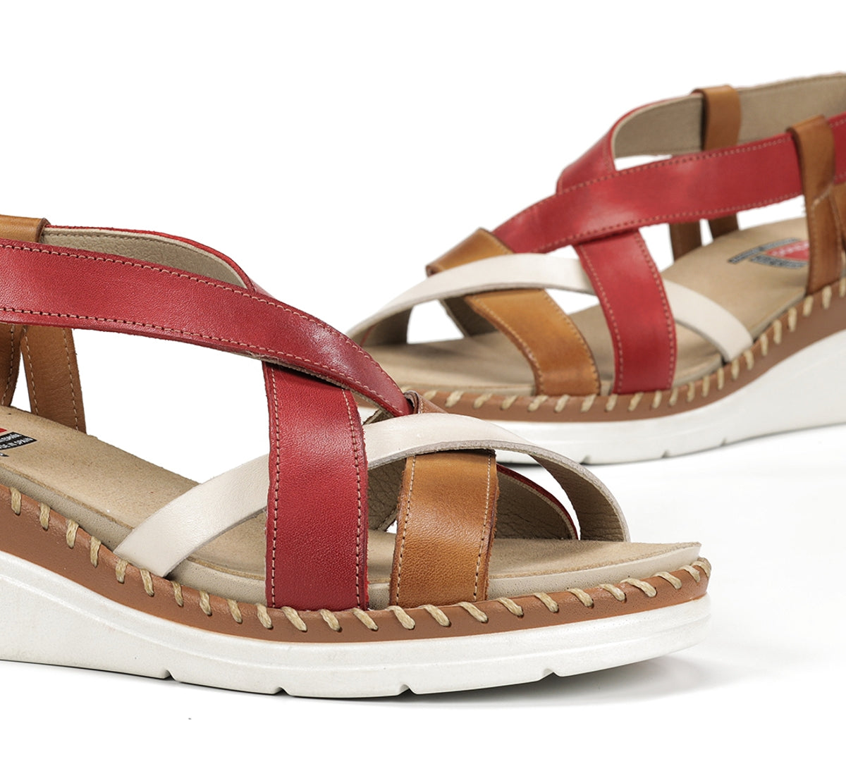Fluchos Leza F2135 sandale rouge légère femme