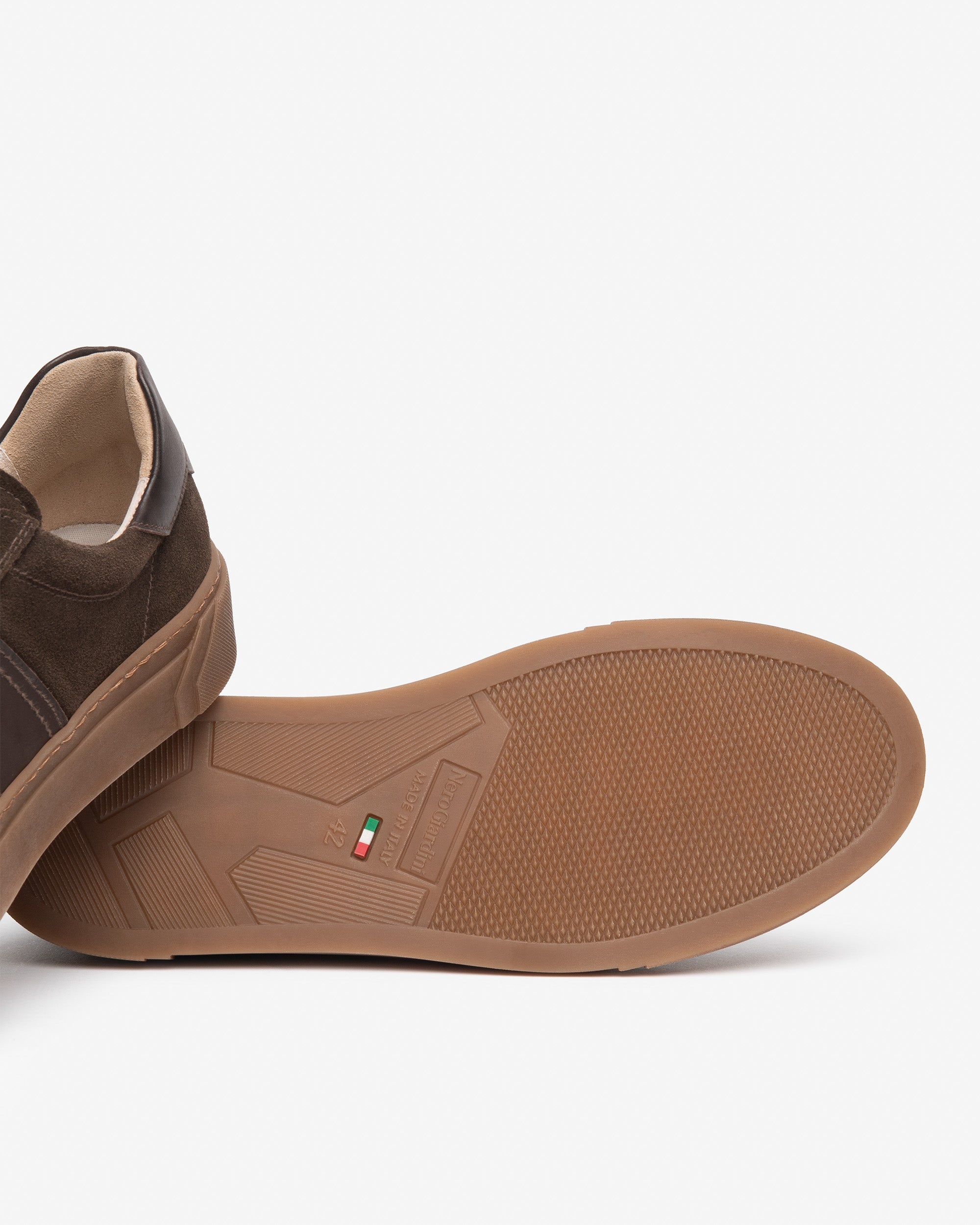 Nero Giardini Sneakers baskets homme cuir et daim