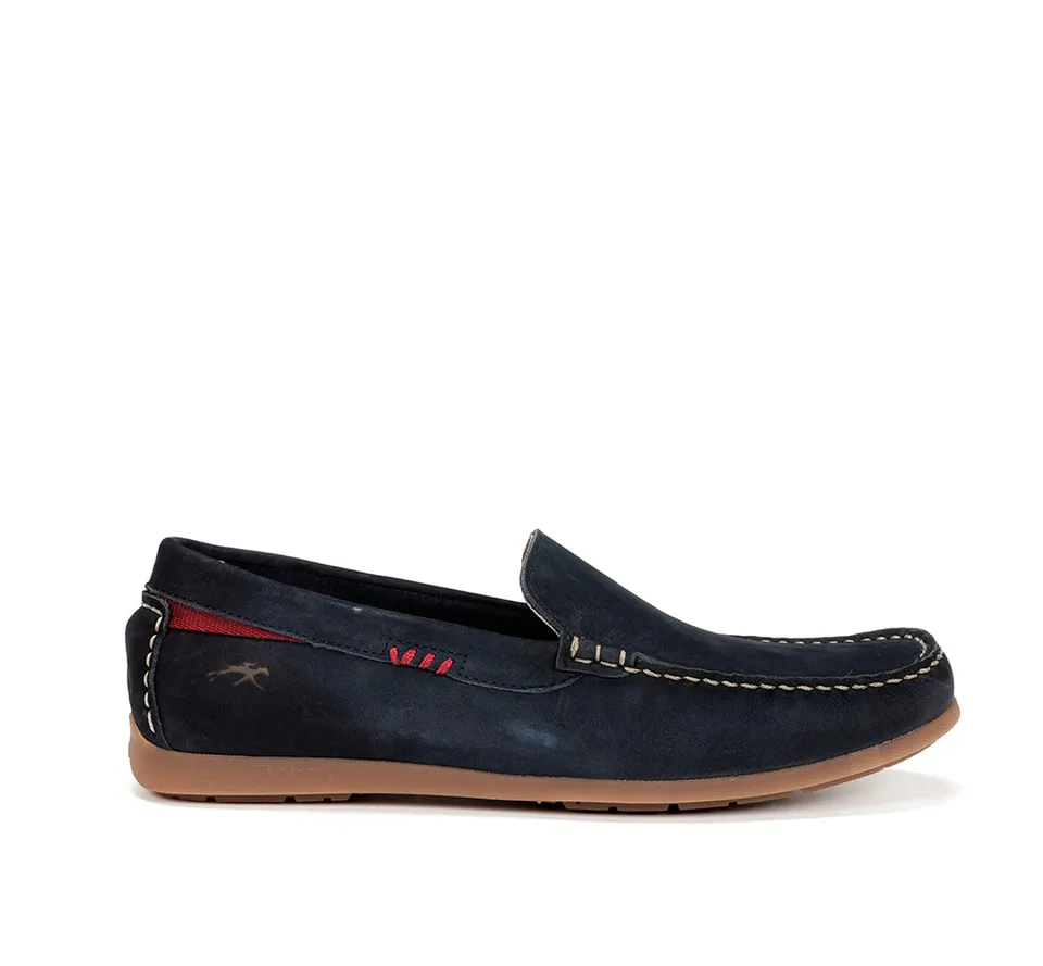 Fluchos Troy F1729 mocassin homme bleu léger
