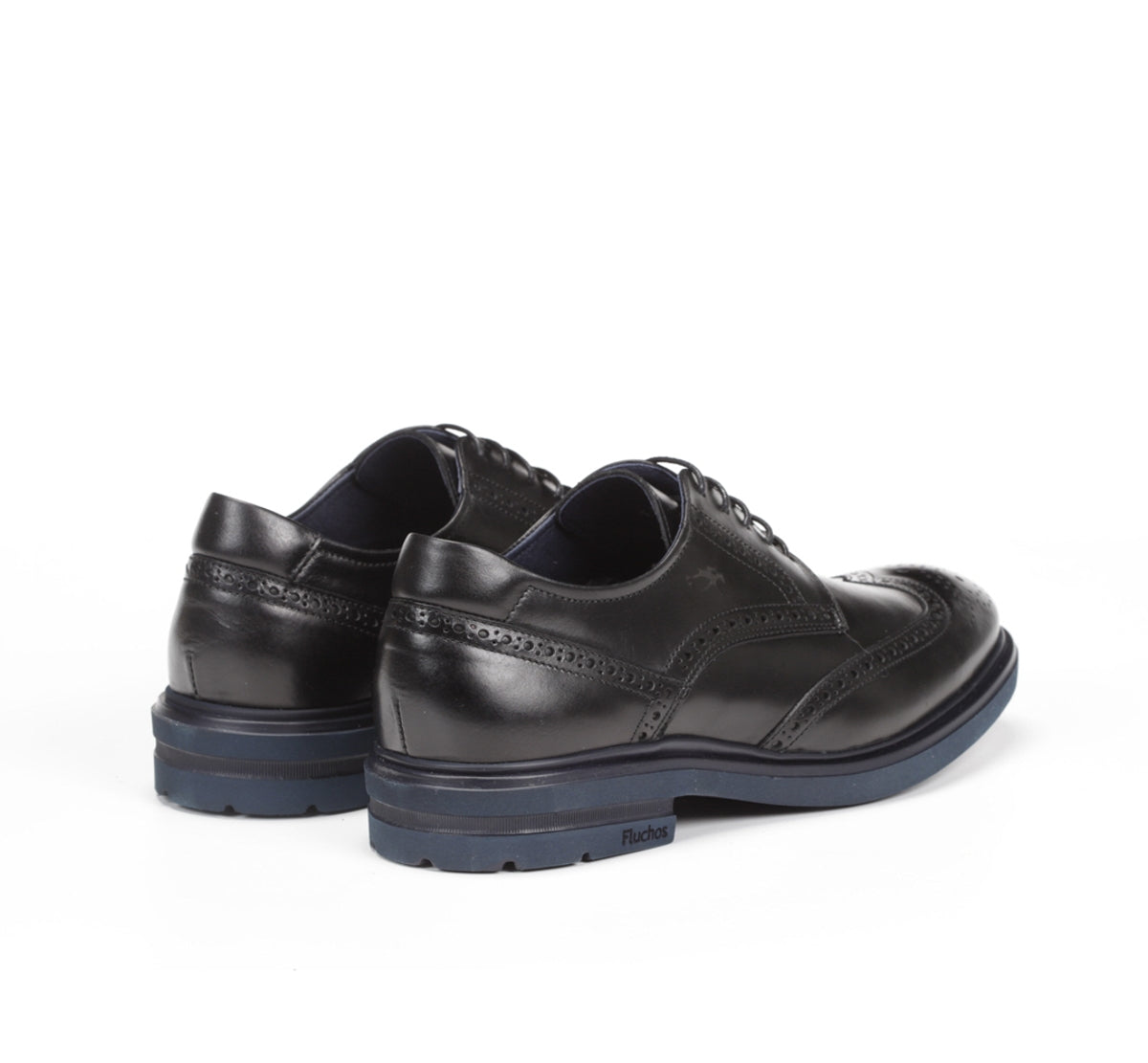 Fluchos Belgas F0628 chaussure homme noire cuir