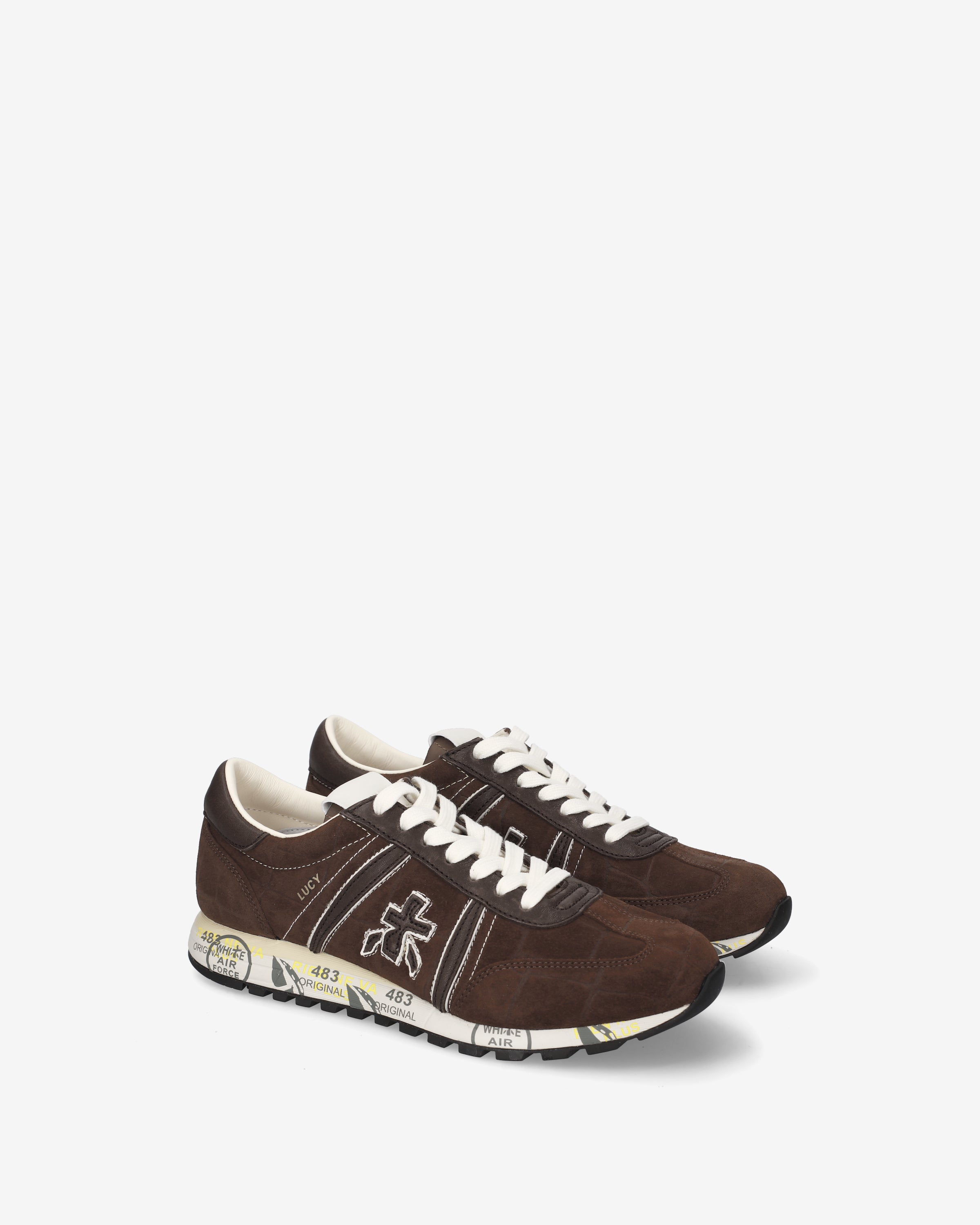 Premiata Lucyd 0.1 8413 sneakers femme marron cuir