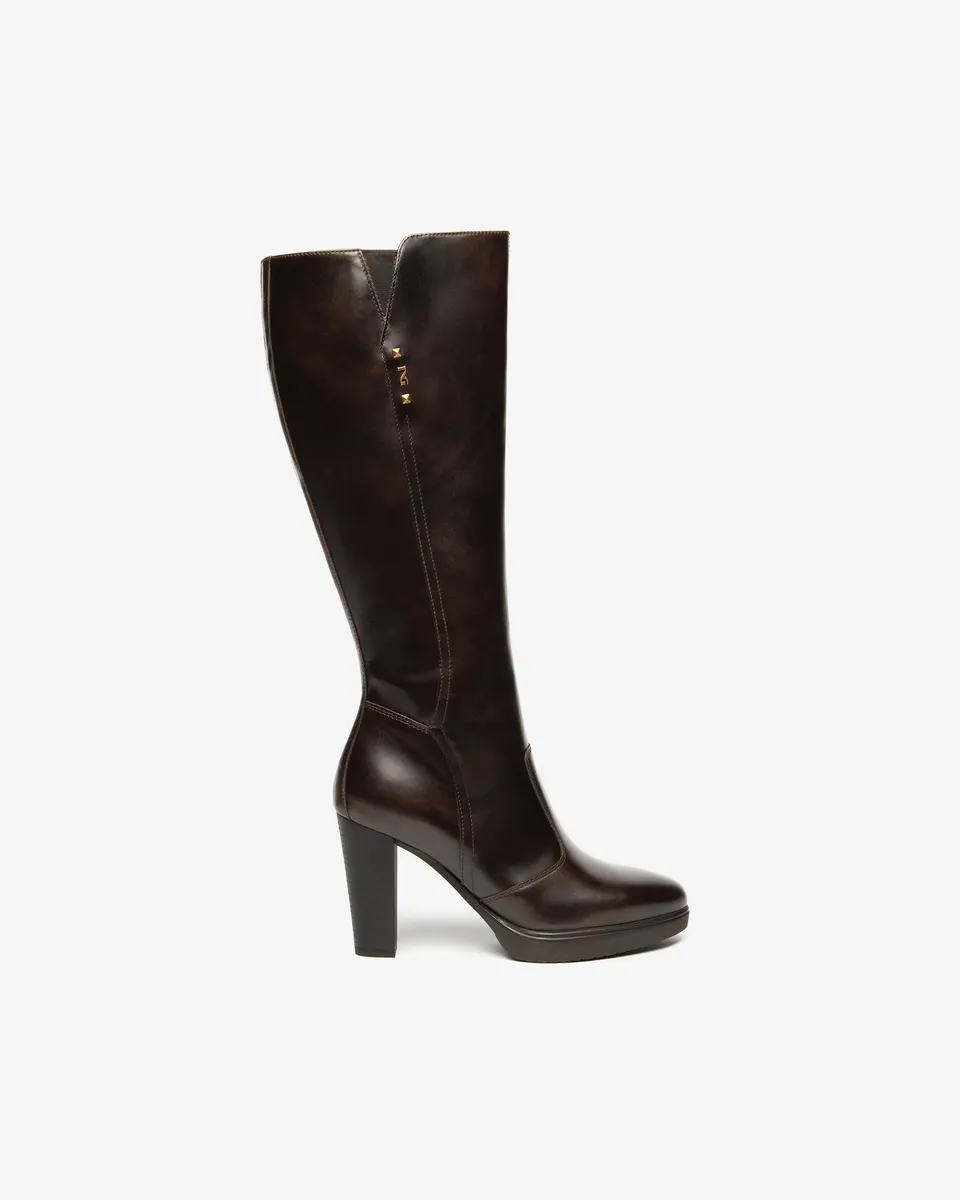 Nero Giardini Boots bottes cuir femme automne-hiver