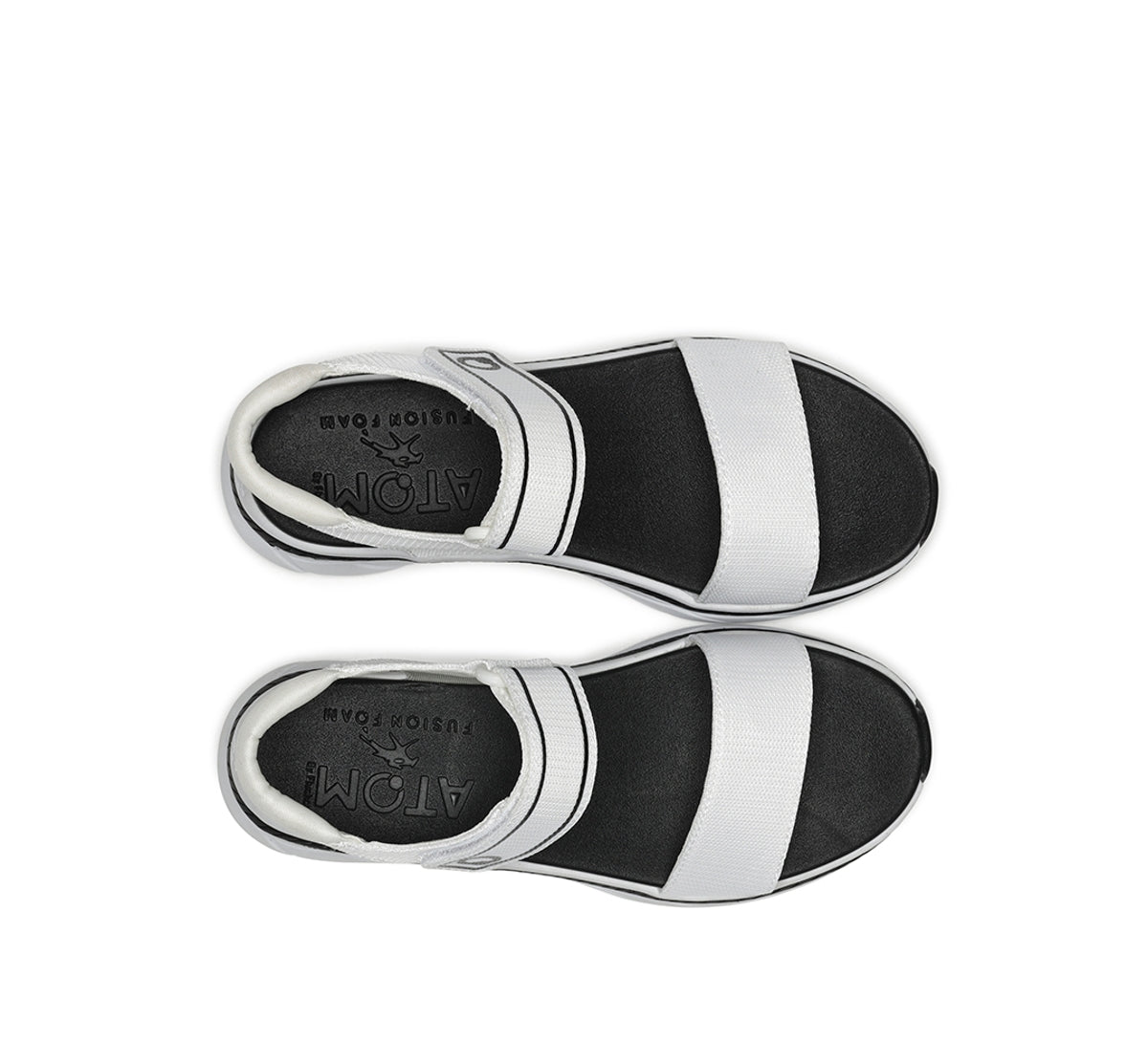 Atom by Fluchos Fusion AT105 sandale blanche femme