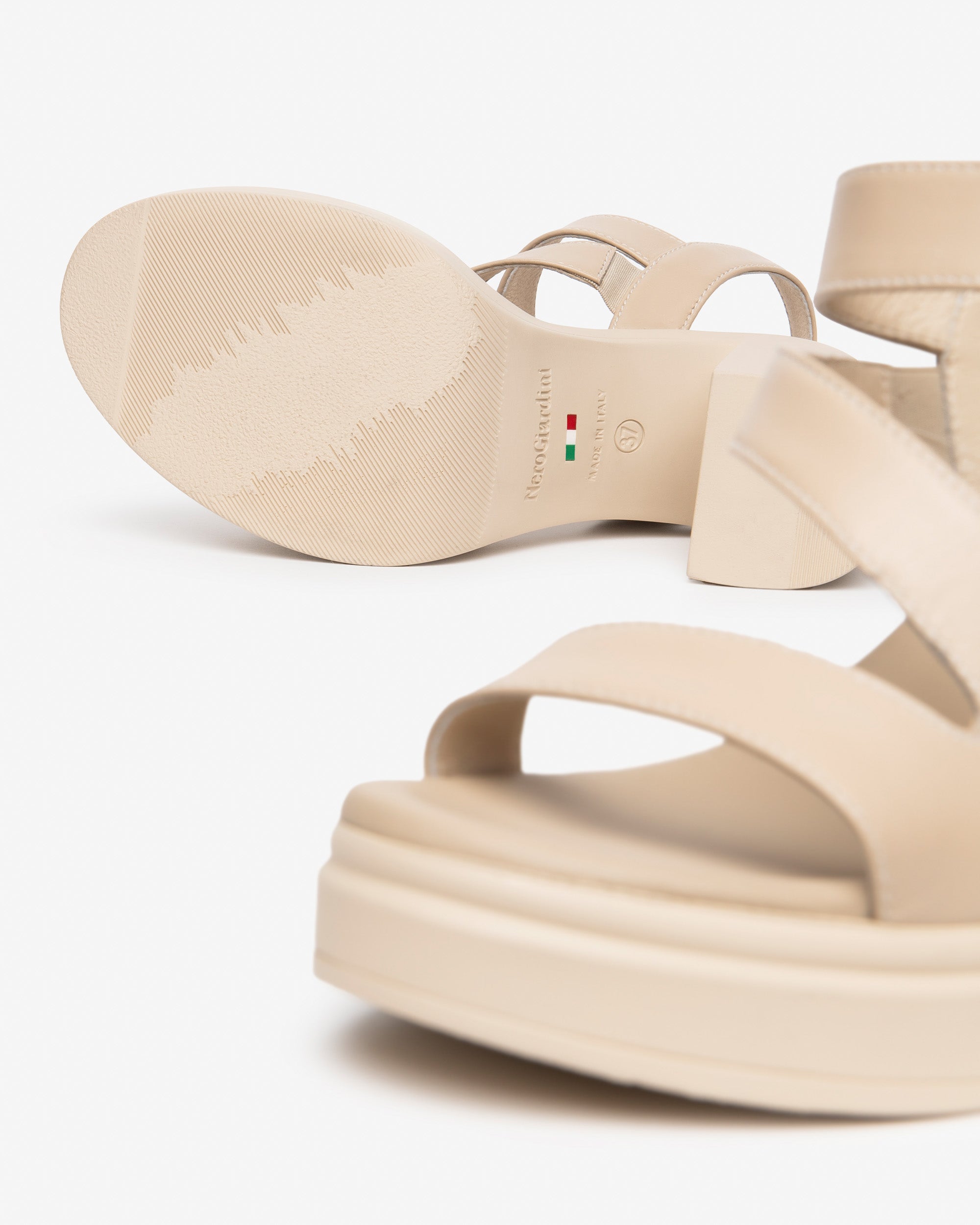 Nero Giardini Sandals sandales cuir femme made in Italy