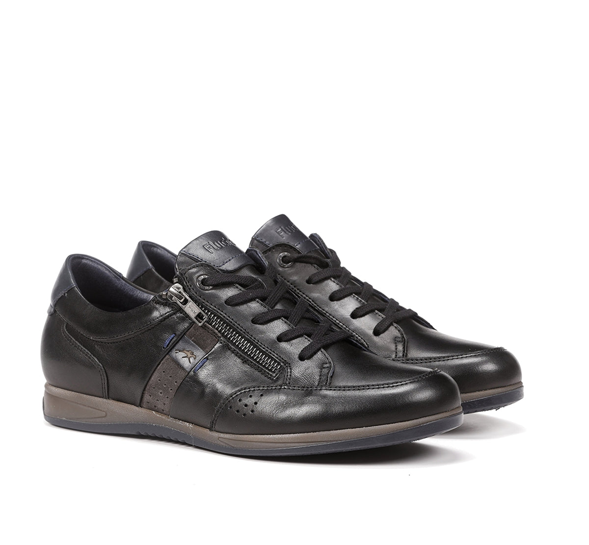 Fluchos Daniel F1280 derbies homme noirs cuir lacets
