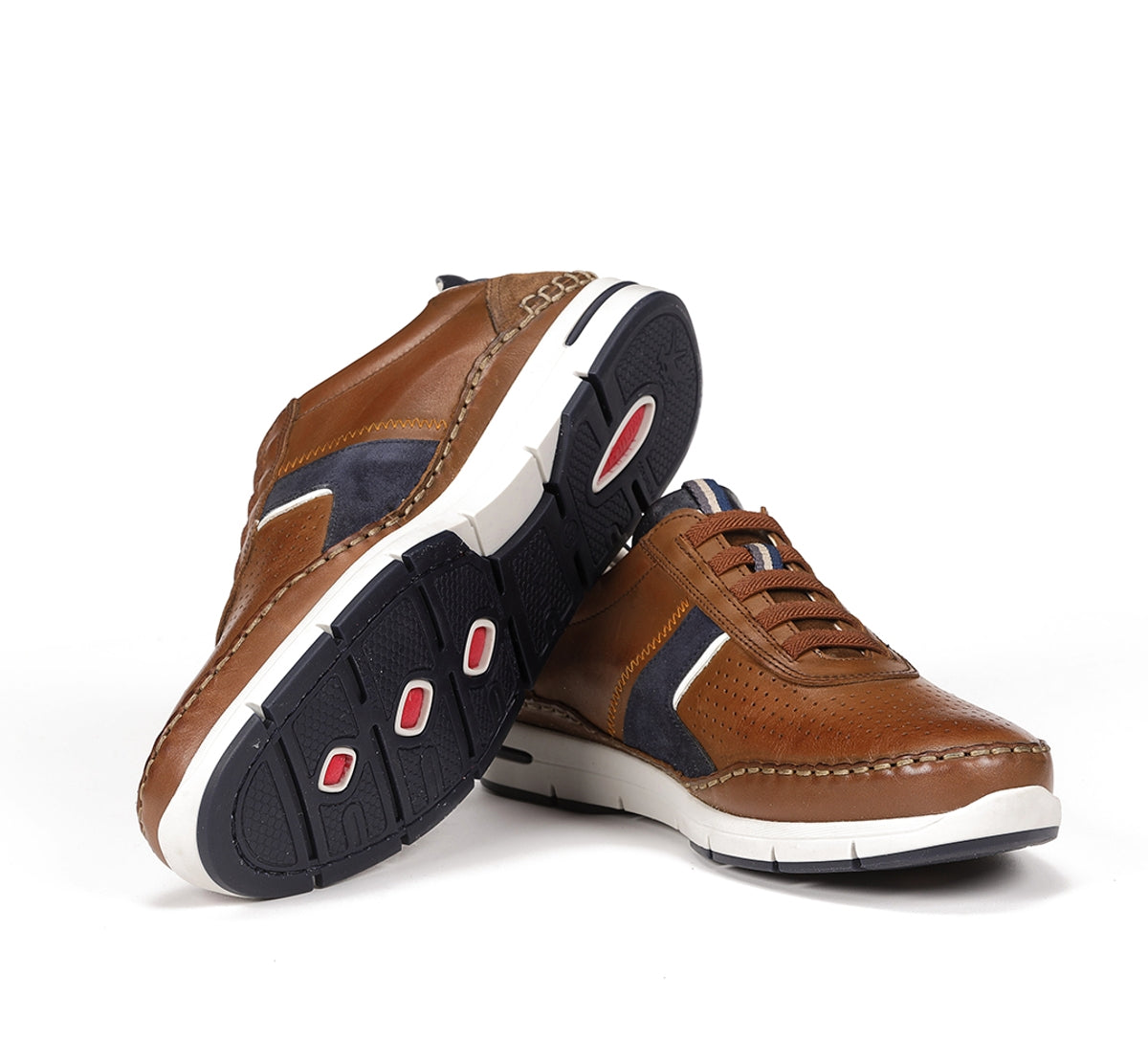 Fluchos Yannic F1443 baskets homme marron lacets