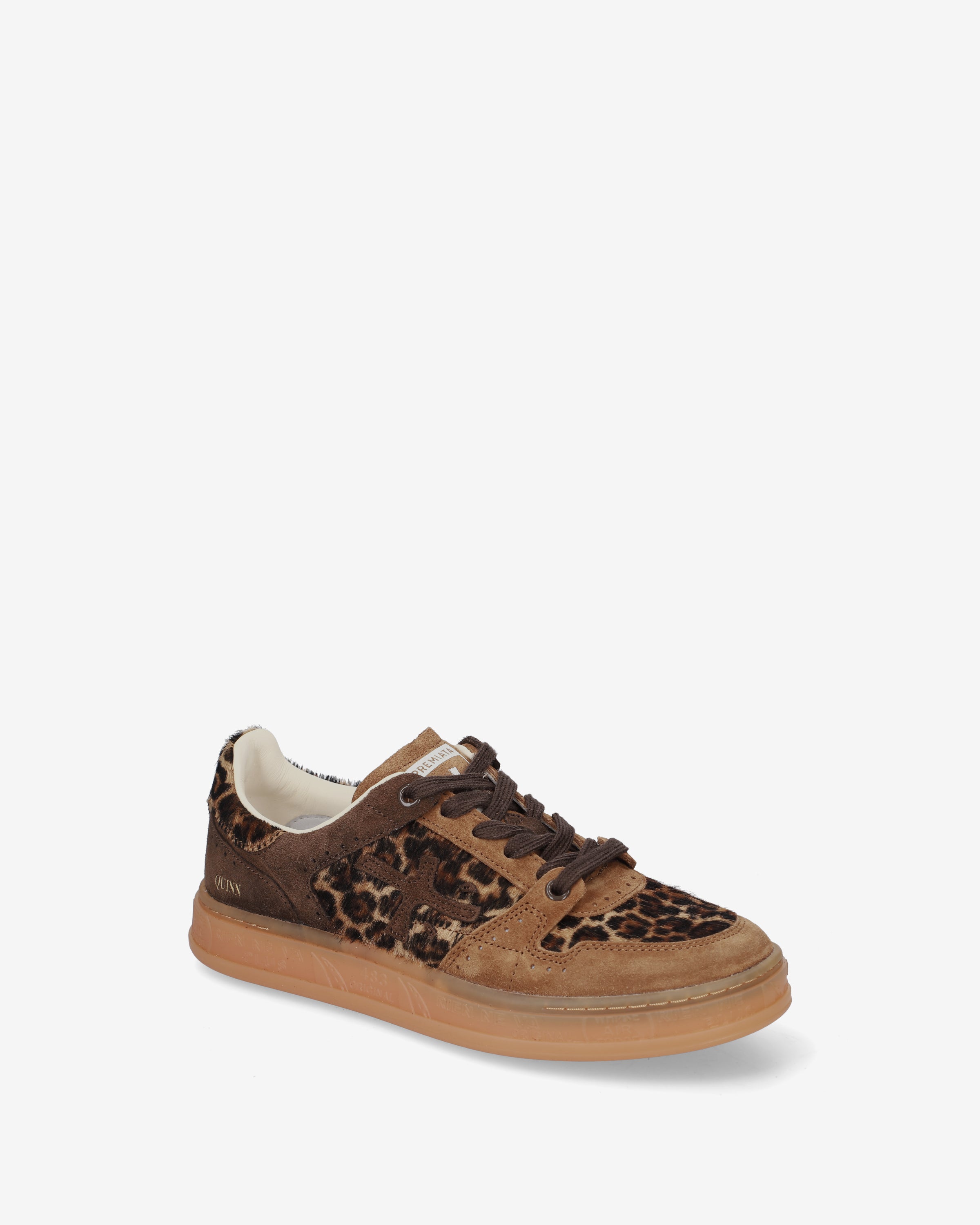 Premiata Quinnd 8643 baskets femme beige imprimé animal
