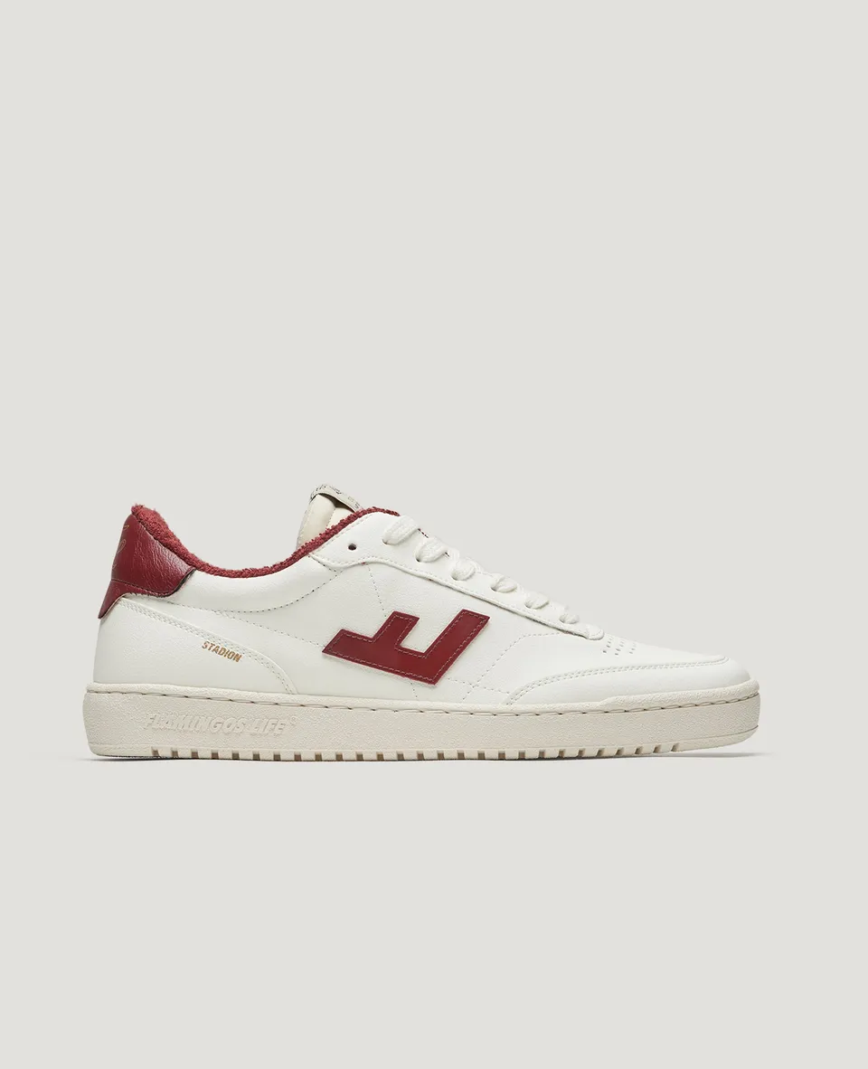 Flamingos Life Stadion sneakers berry cream bordeaux