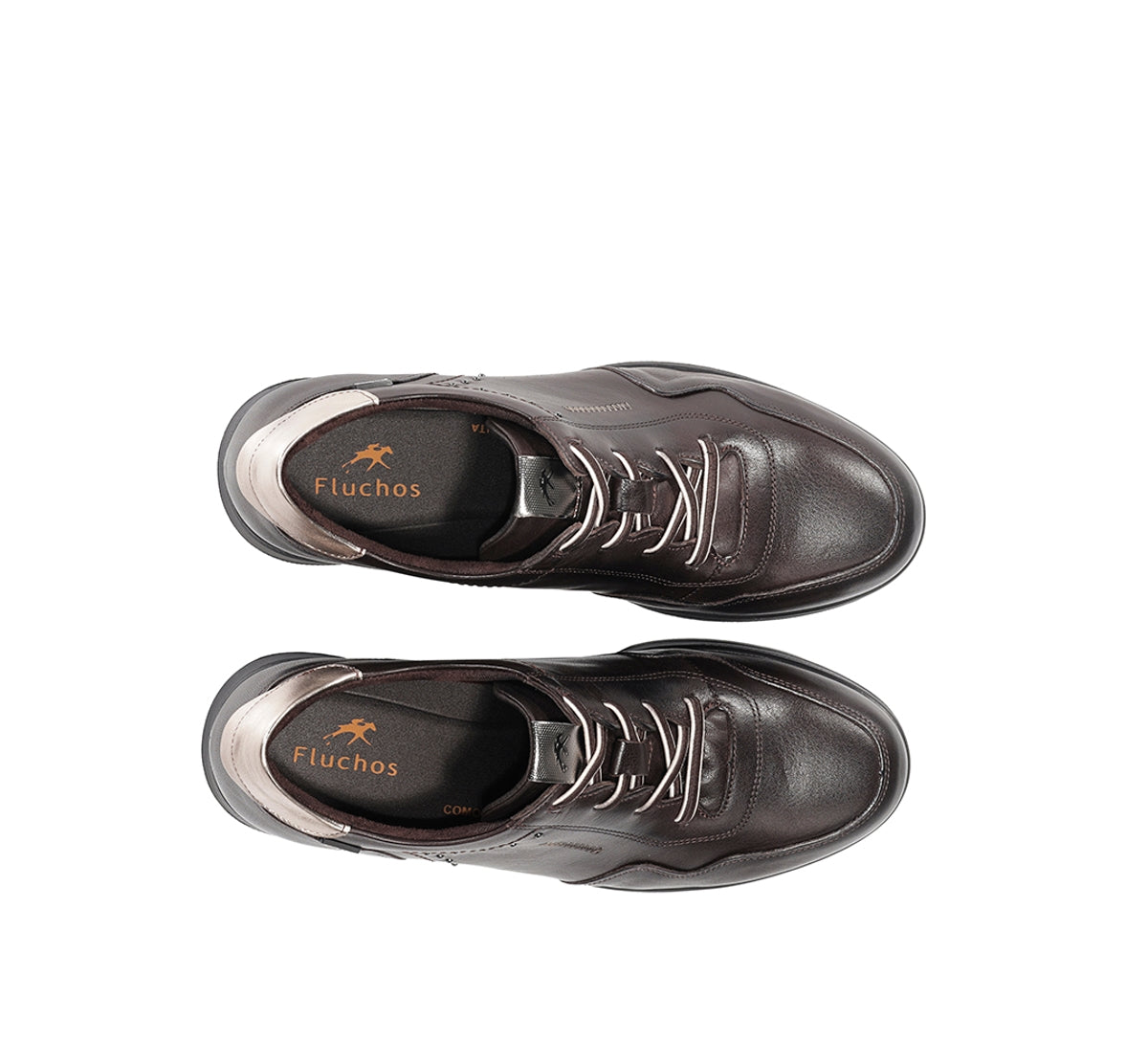 Fluchos Novax F2545 baskets marron femme compensées