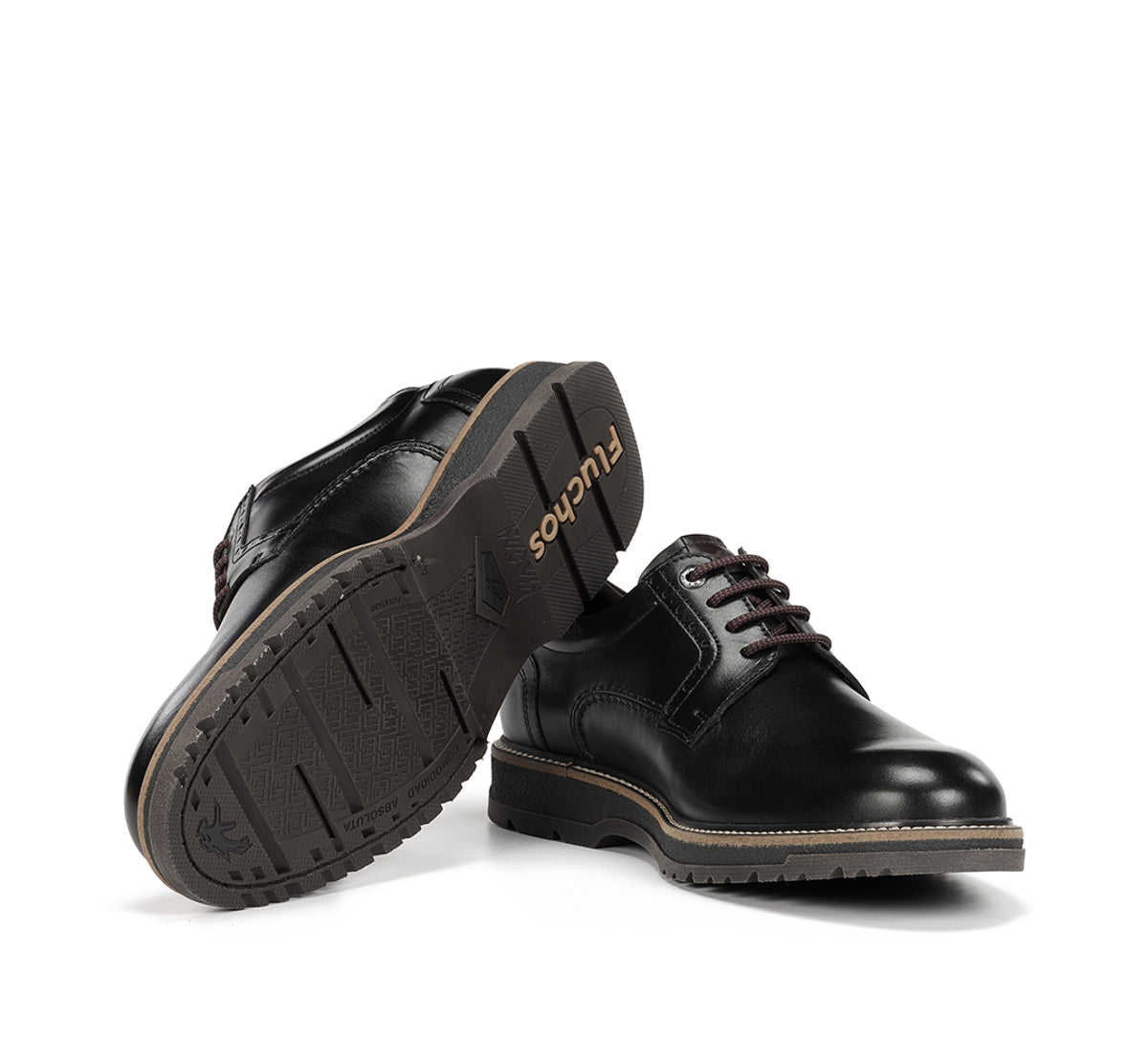 Fluchos Buggy F2319 chaussure noire homme cuir