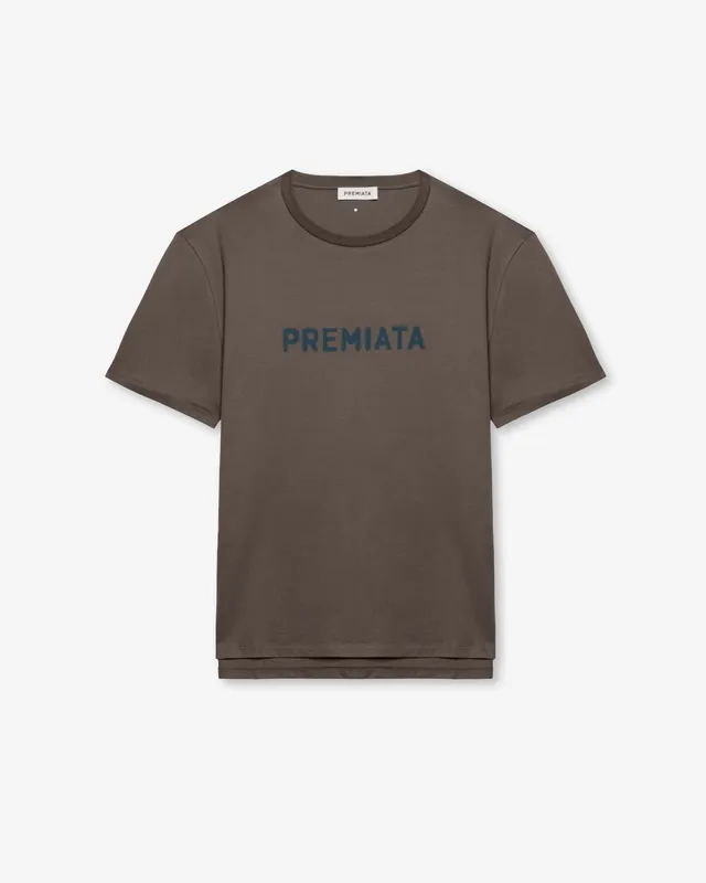Premiata T-Shirt Logo Mud t-shirt coton marron