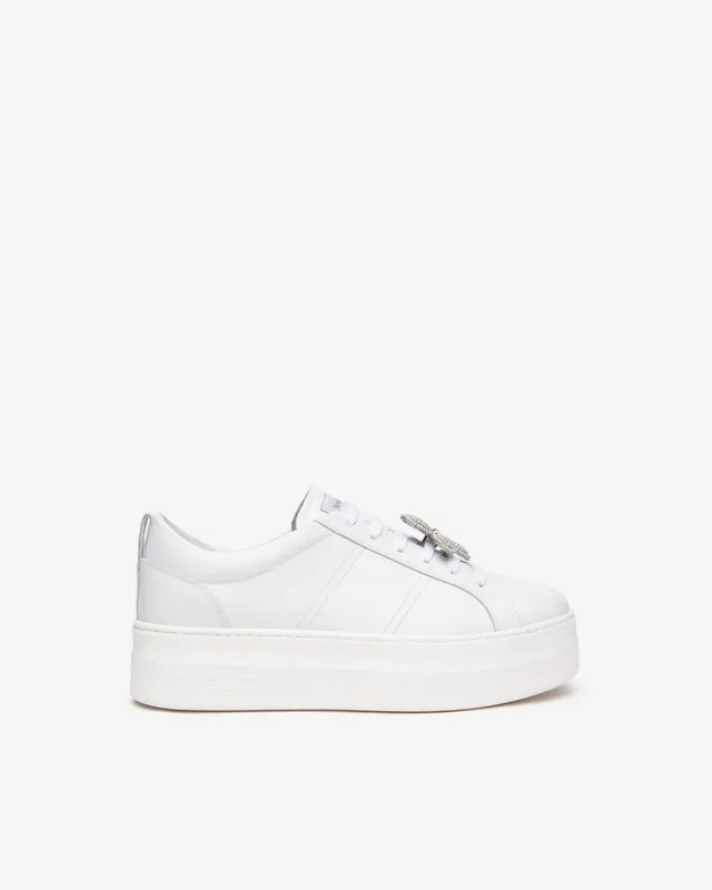 Nero Giardini Sneakers baskets cuir femme mémoire