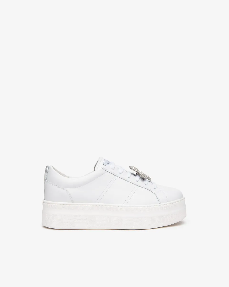 Nero Giardini Sneakers baskets cuir femme mémoire
