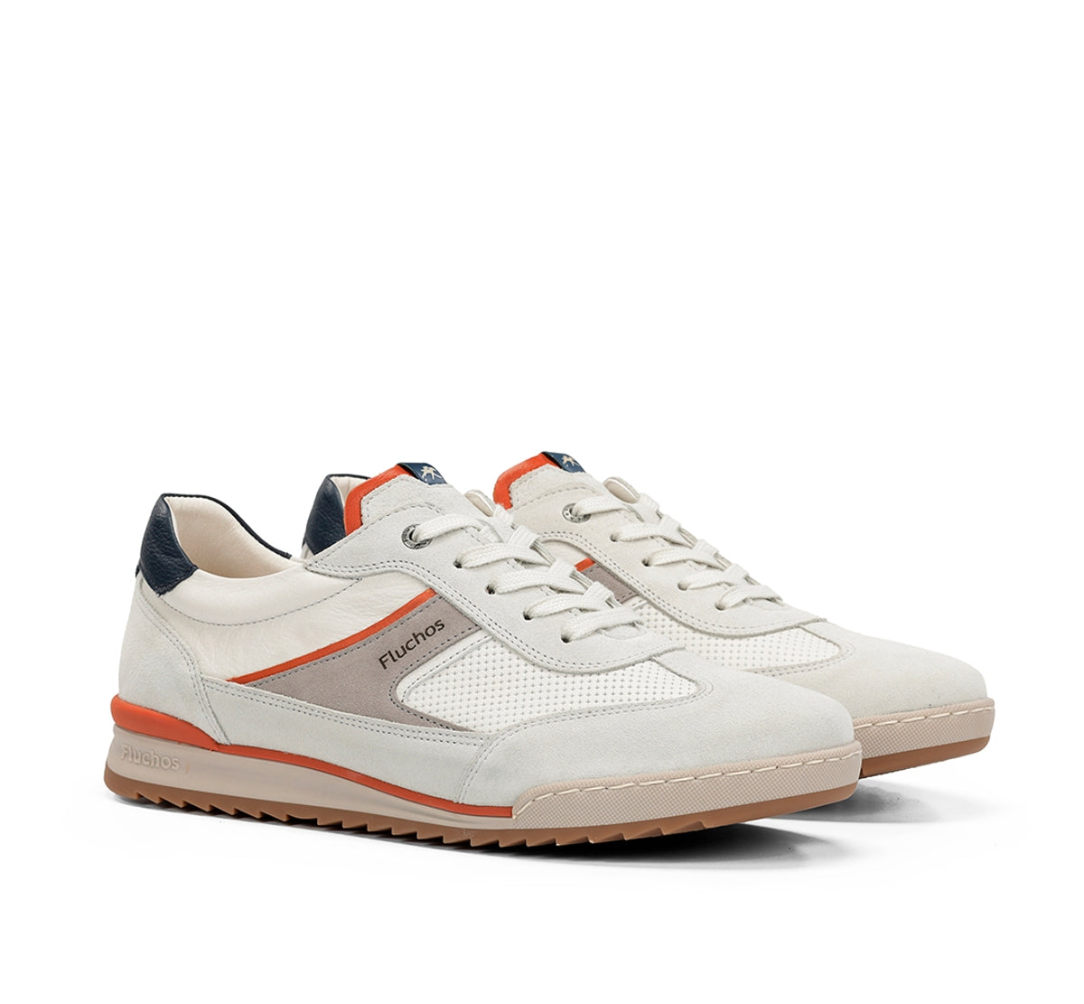 Fluchos Elder F2184 baskets homme blanc confort