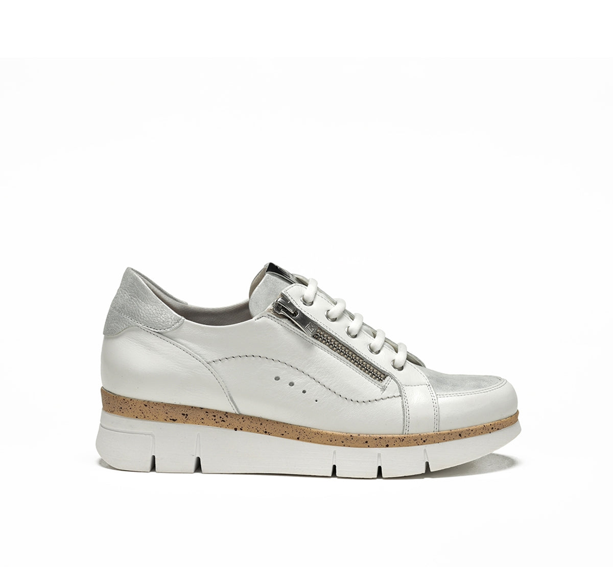Dorking India D9301 basket femme blanc confort
