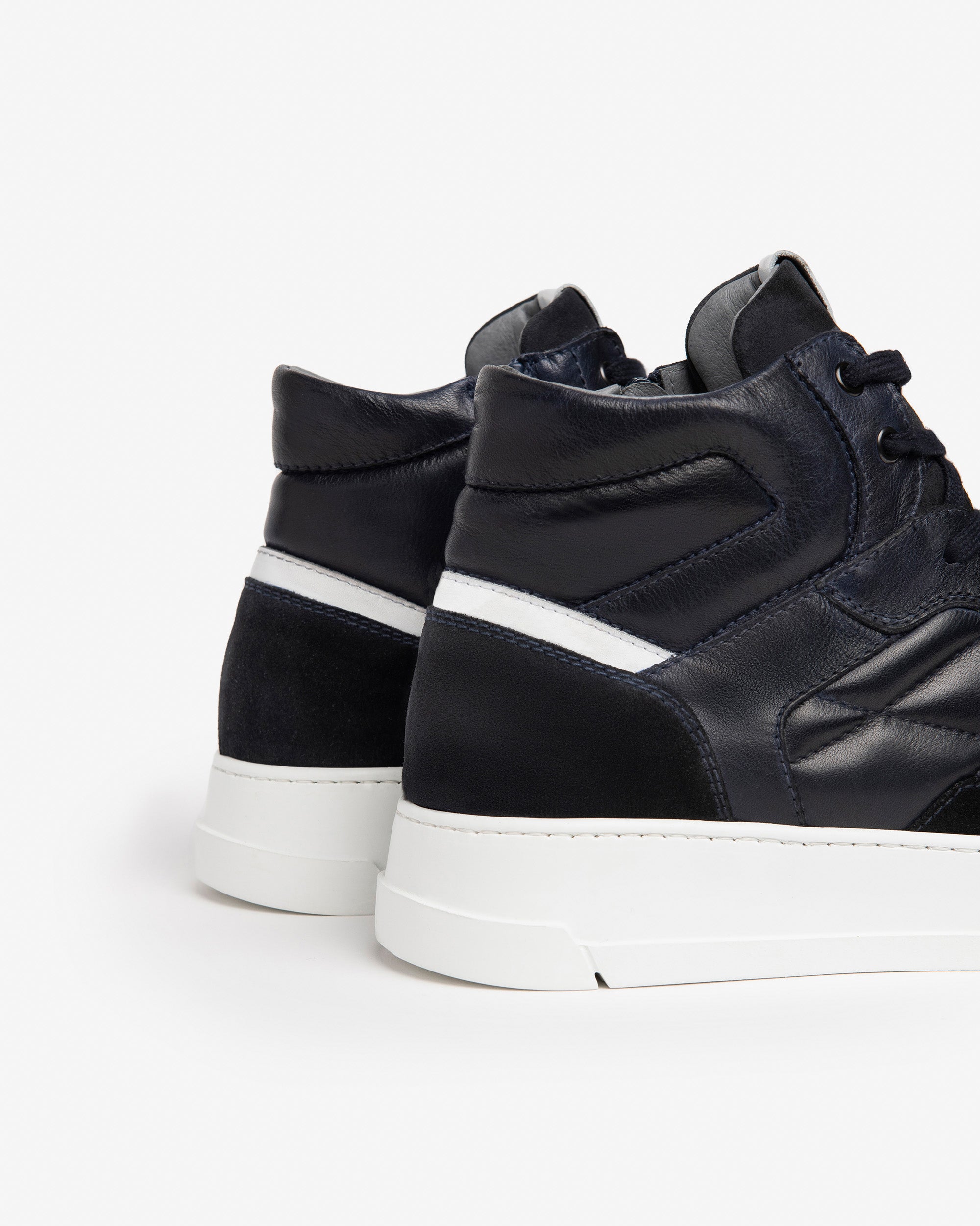 Nero Giardini Sneakers baskets montantes cuir et daim homme