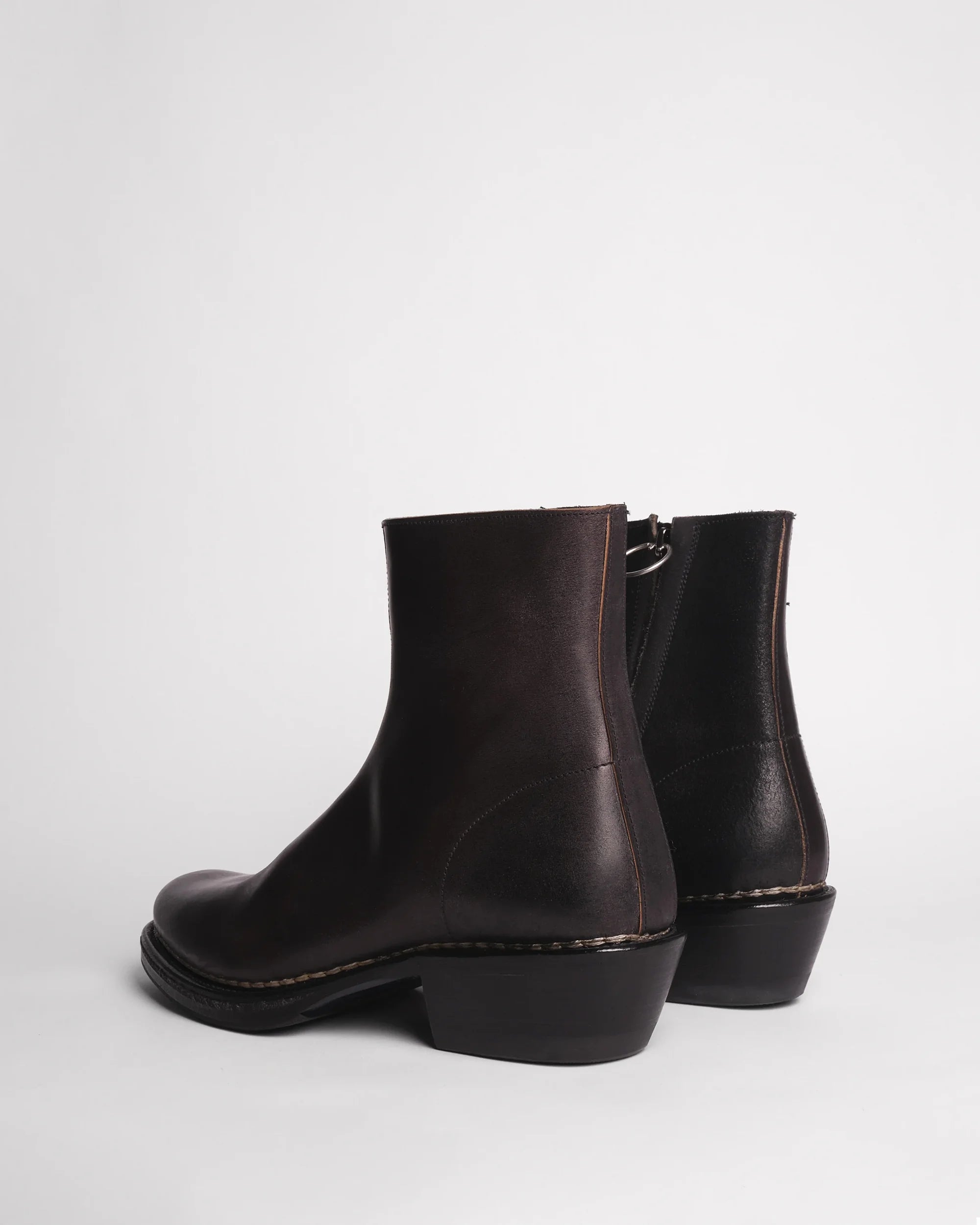 Premiata Boots 005 bottes cuir homme zip latéral