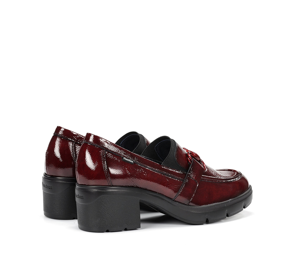 Fluchos Fugaz F2111 mocassins femme rouges