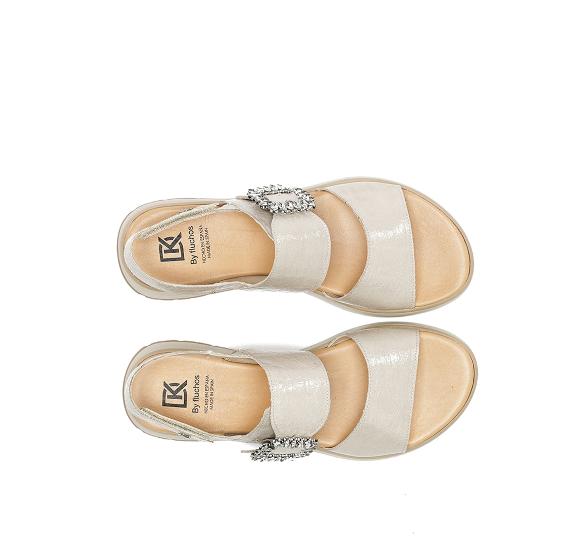 Dorking by Fluchos Ter D9724 sandale femme blanche