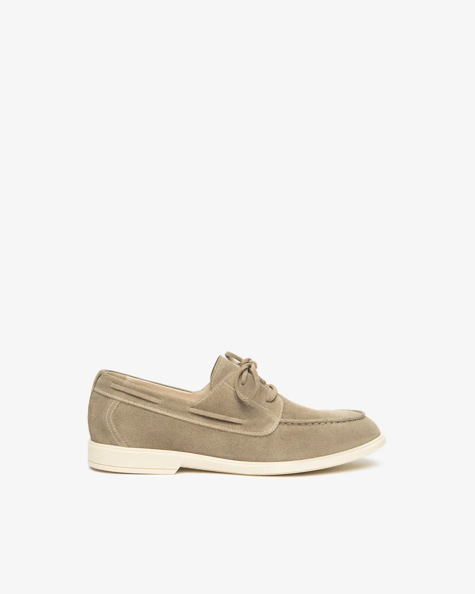 Nero Giardini Tie-up mocassins daim homme printemps