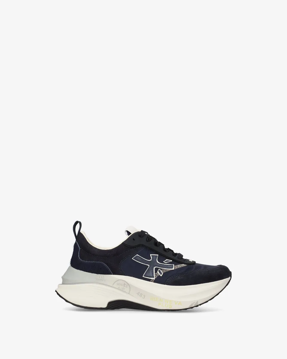 Premiata Hill 8686 sneakers bleu marine femme