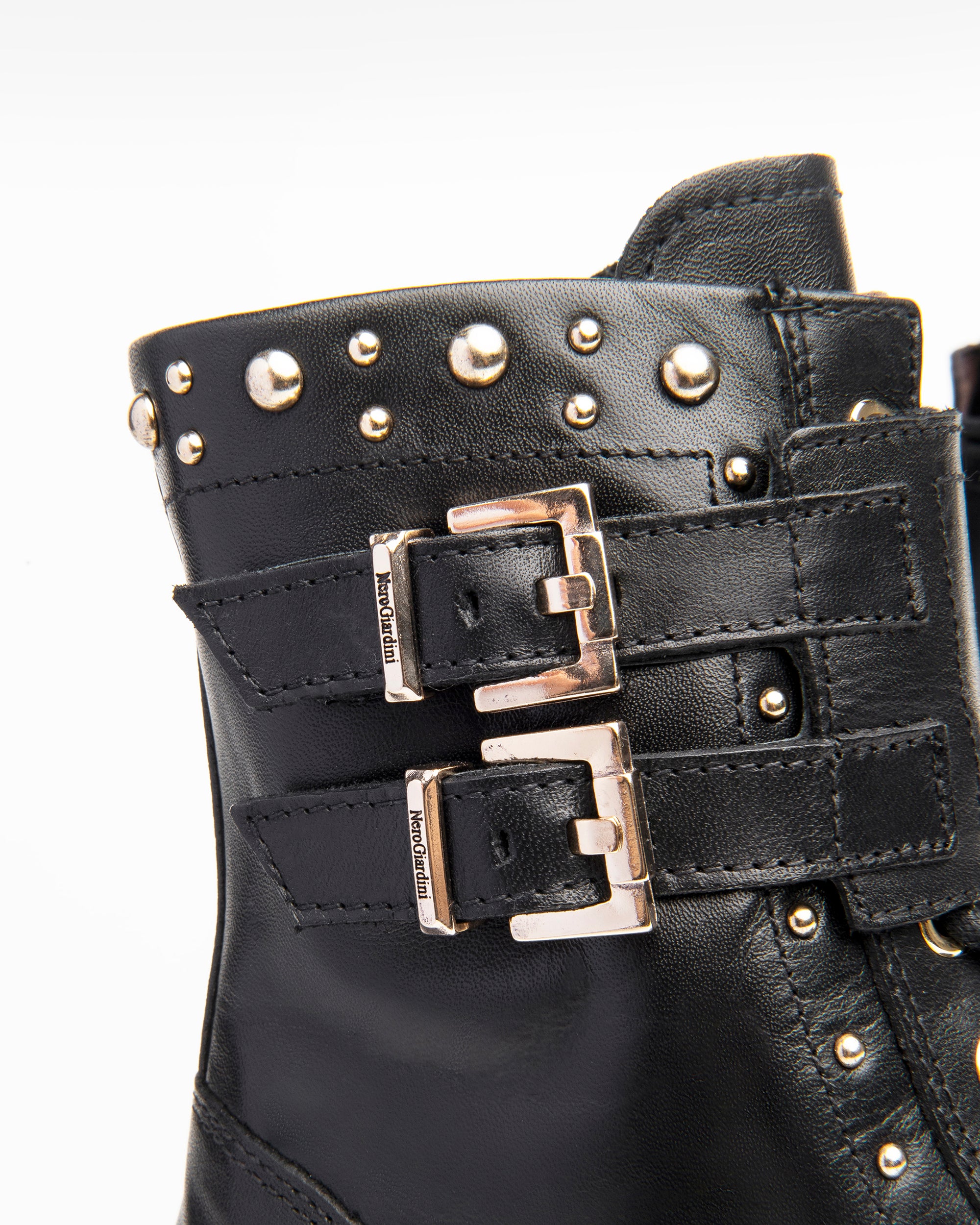 Nero Giardini Combat Boots rangers cuir femme 35-41