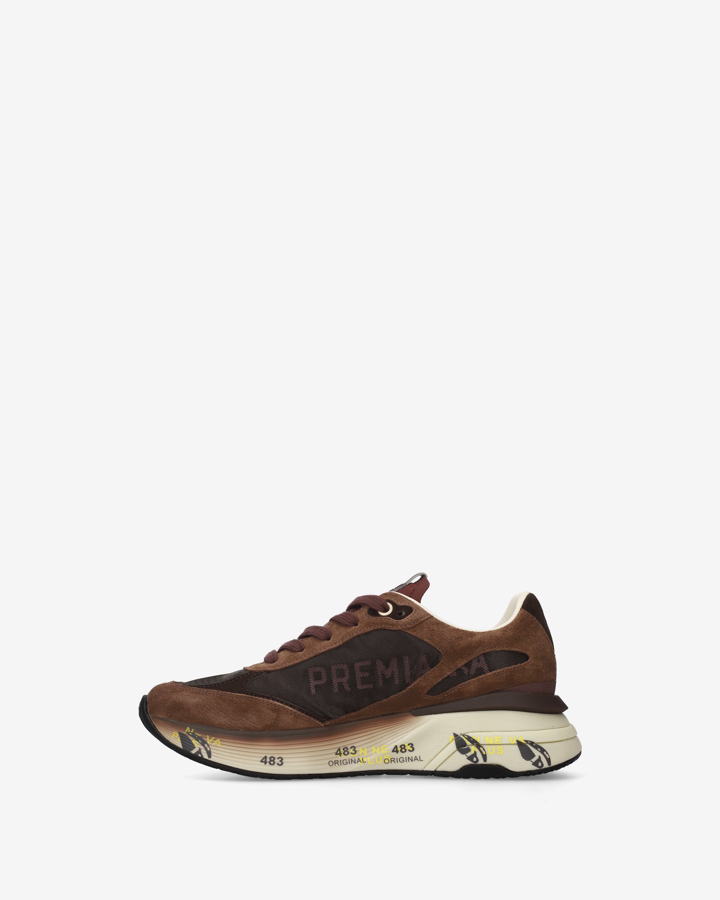 Premiata Moerund 8562 sneakers femme marron daim