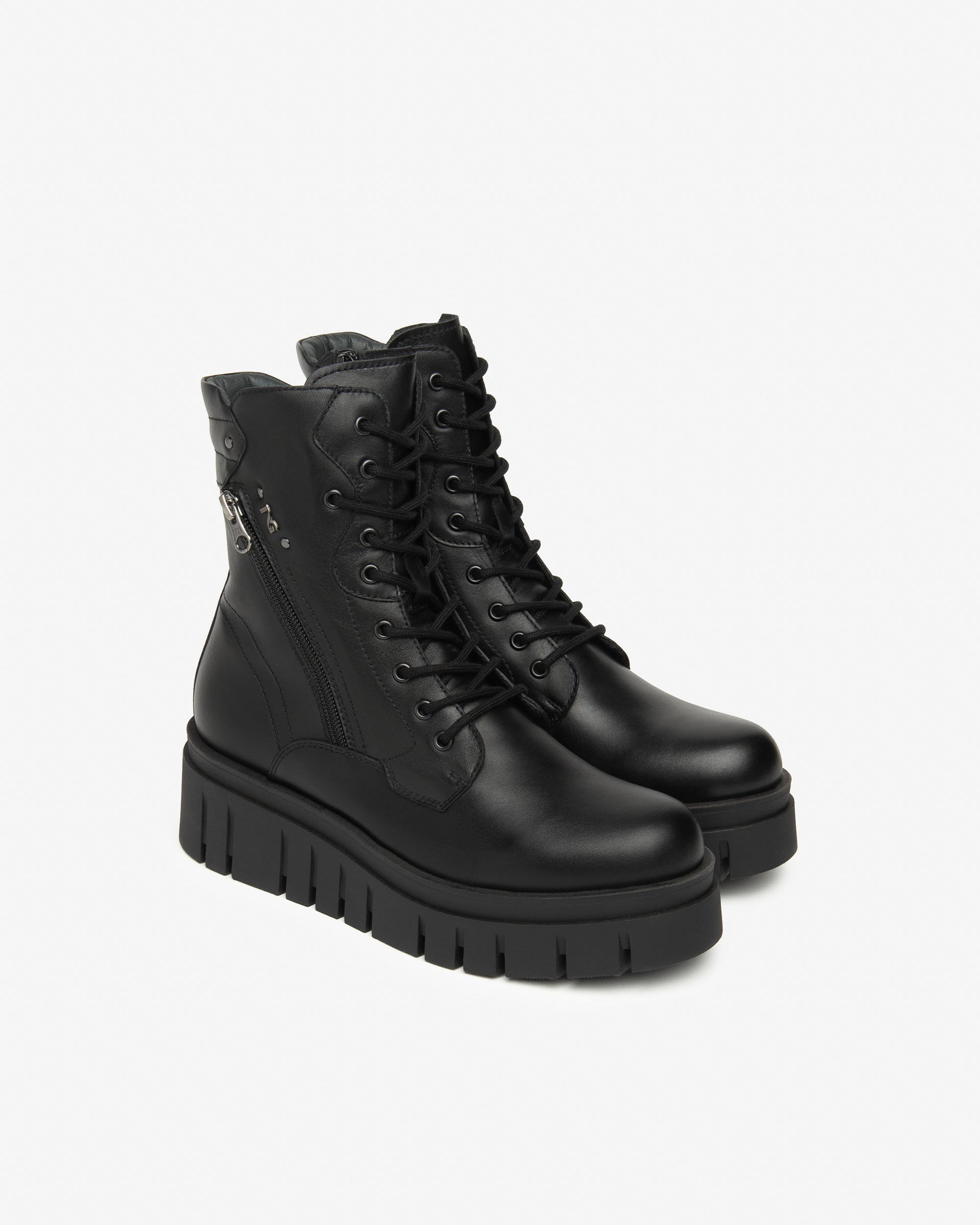 Nero Giardini Combat Boots Rangers Cuir Femme
