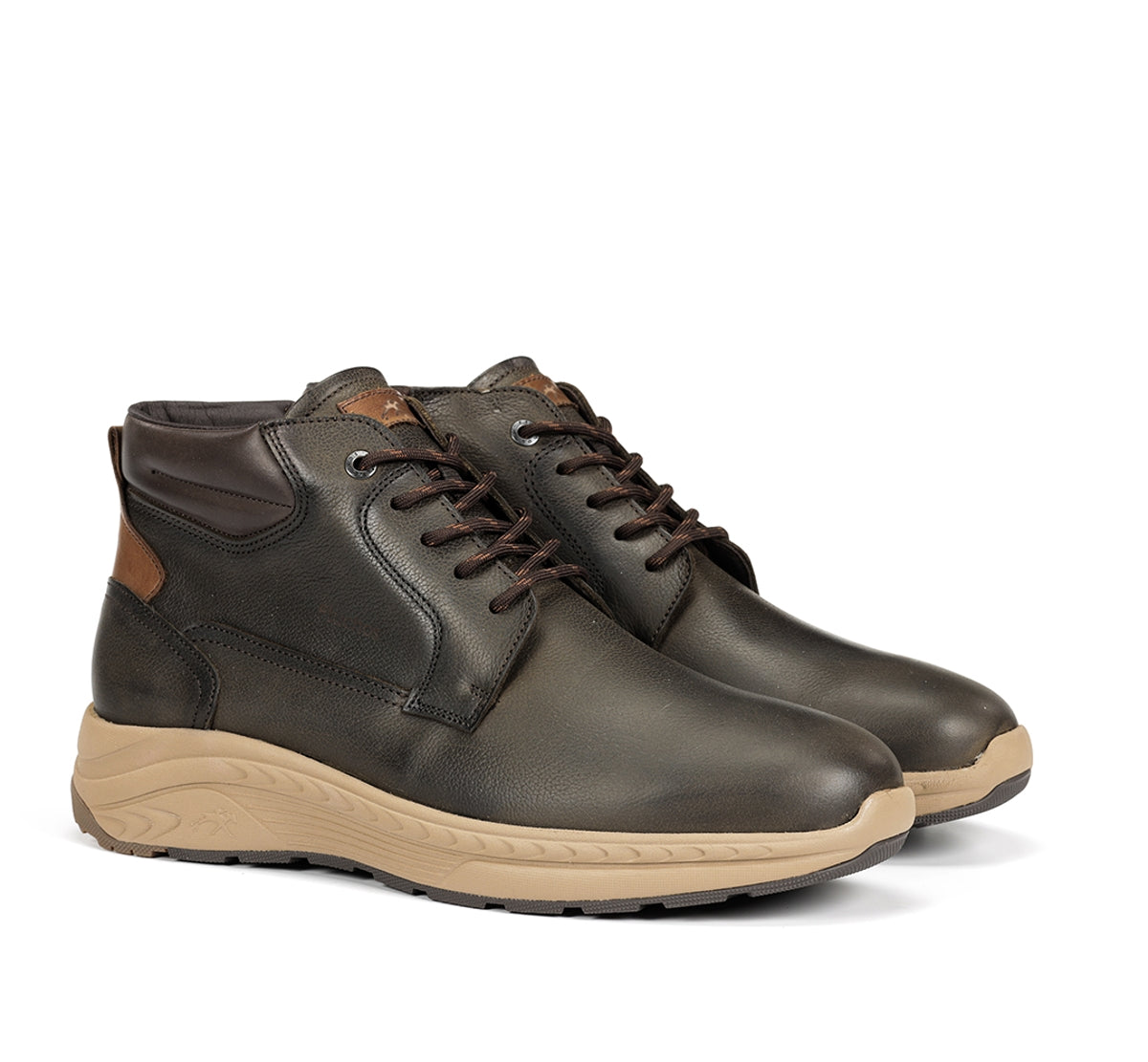 Fluchos Ryder F2291 boots verte homme à lacets