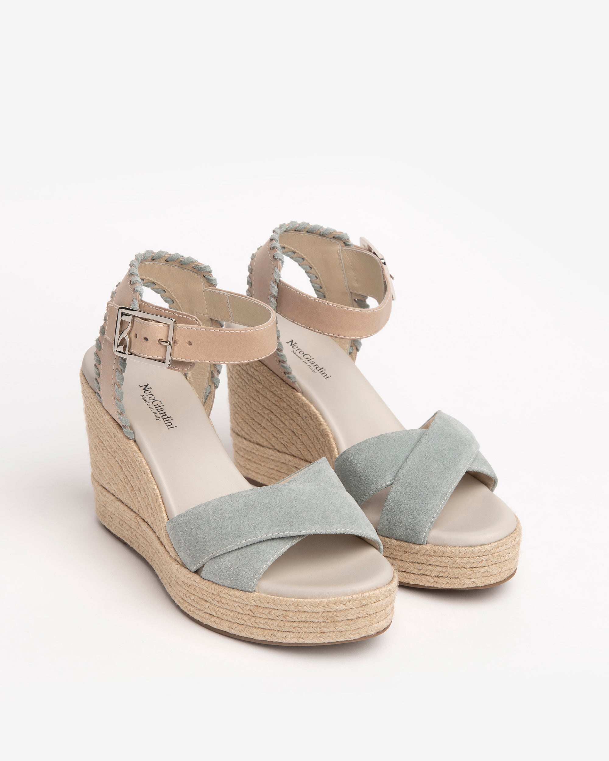 Nero Giardini Sandals sandales compensées femme daim