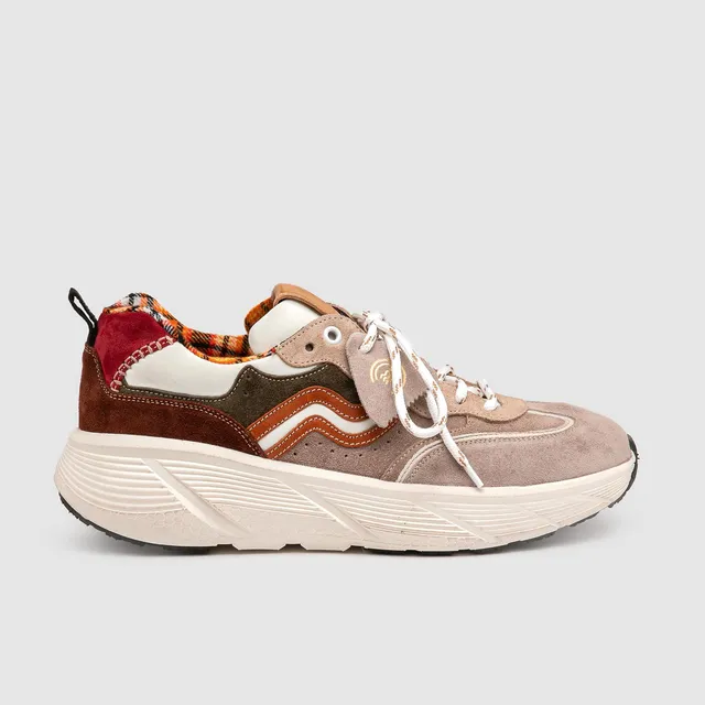 Primabase Fuji baskets cuir blanc femme