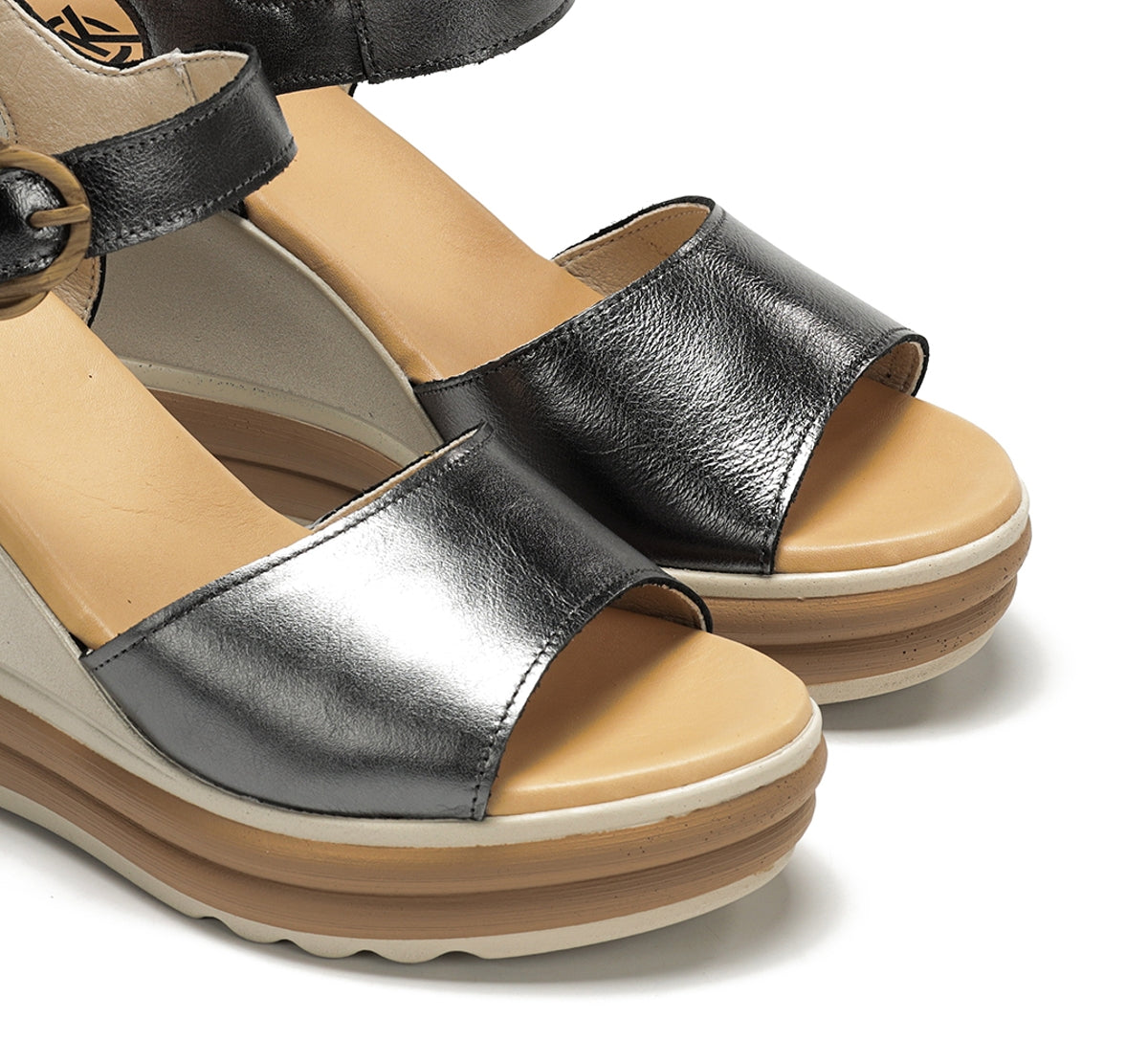 Dorking Diane D9696 sandale gris femme talon