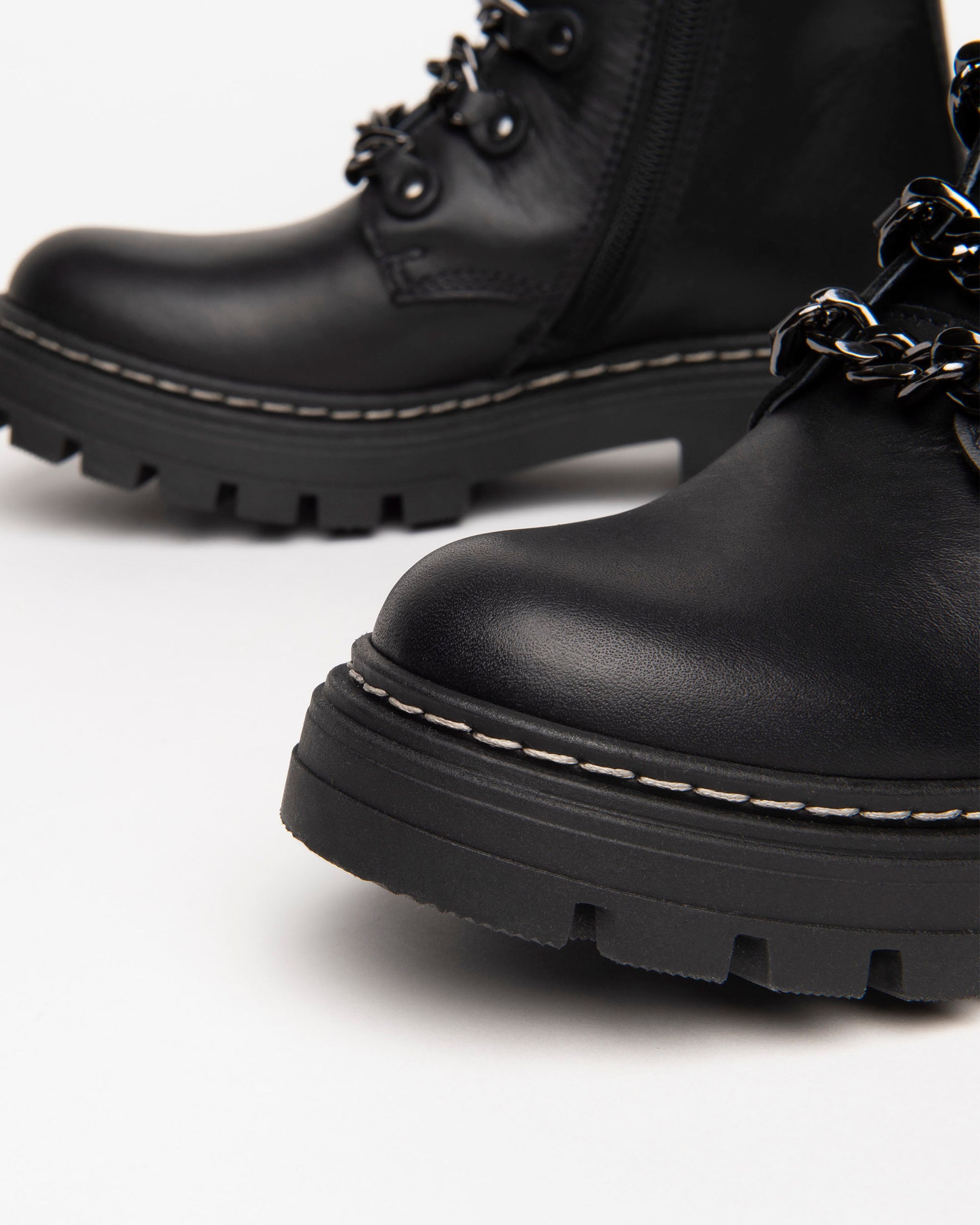 Nero Giardini Combat Boots rangers cuir fille ado