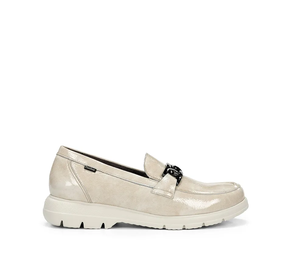 Fluchos Gladis F1794 mocassin femme gris