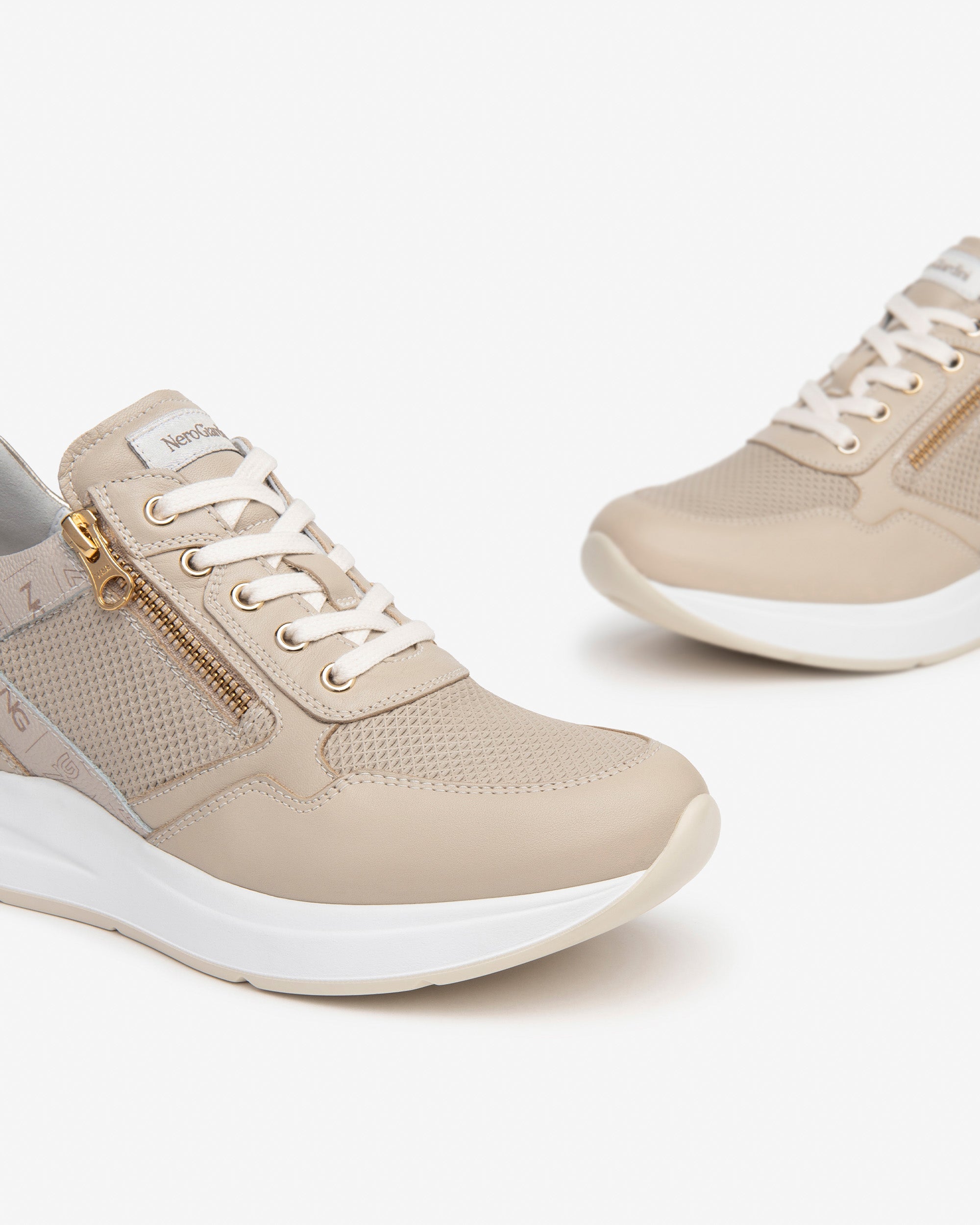 Nero Giardini Sneakers baskets cuir femme été