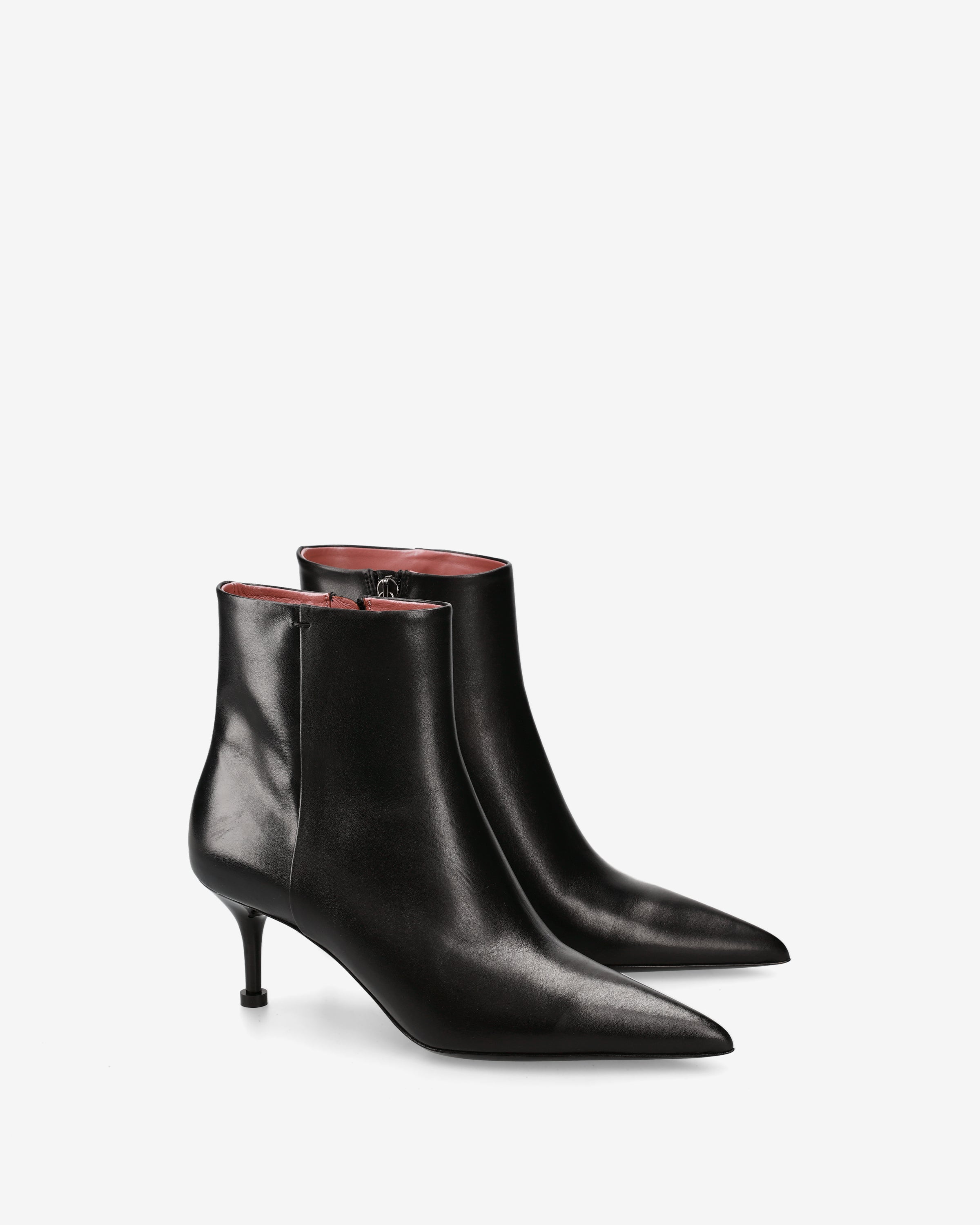 Premiata Boots bottines femme noir cuir talon 65 mm