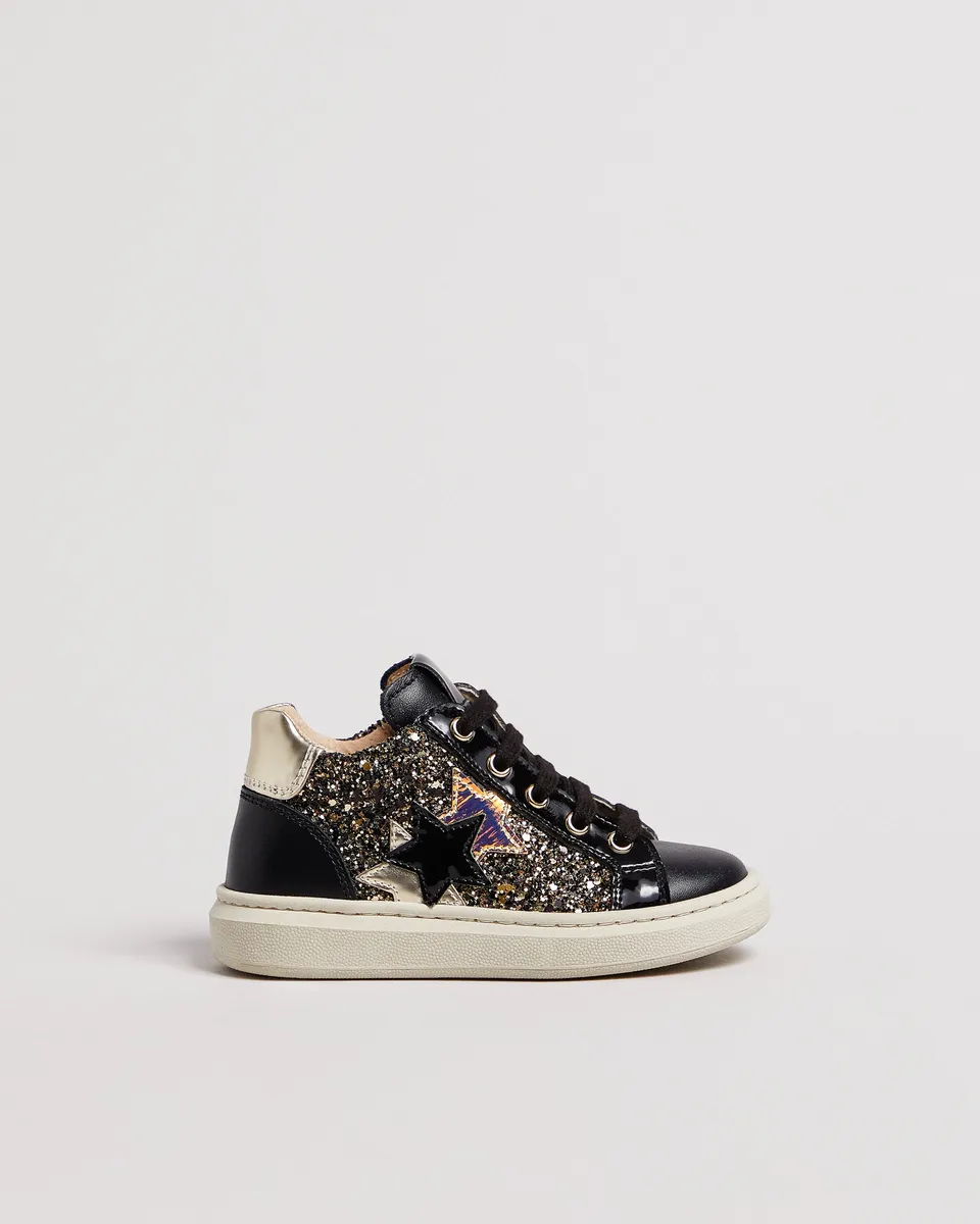 Nero Giardini Sneakers baskets fille toile cuir légère