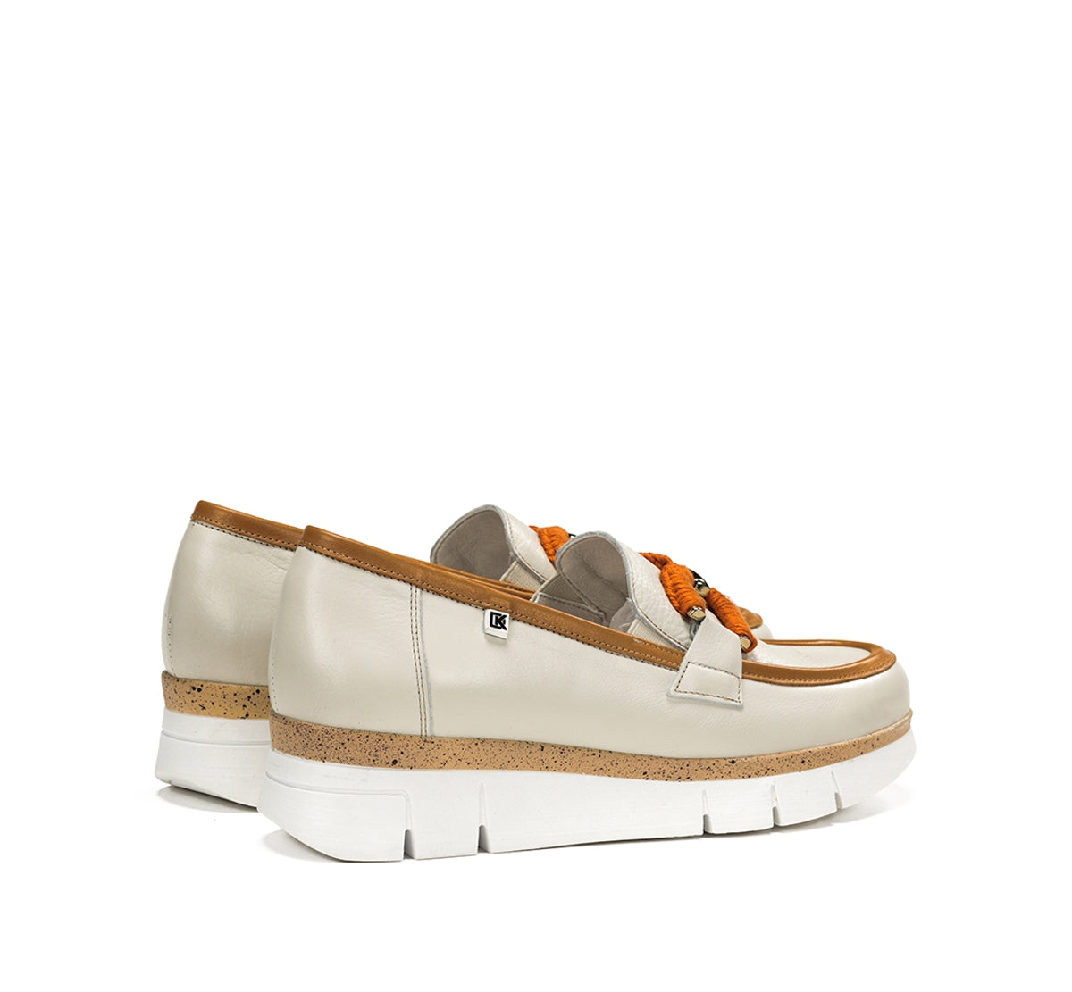 Dorking India D9298 mocassins taupe femme
