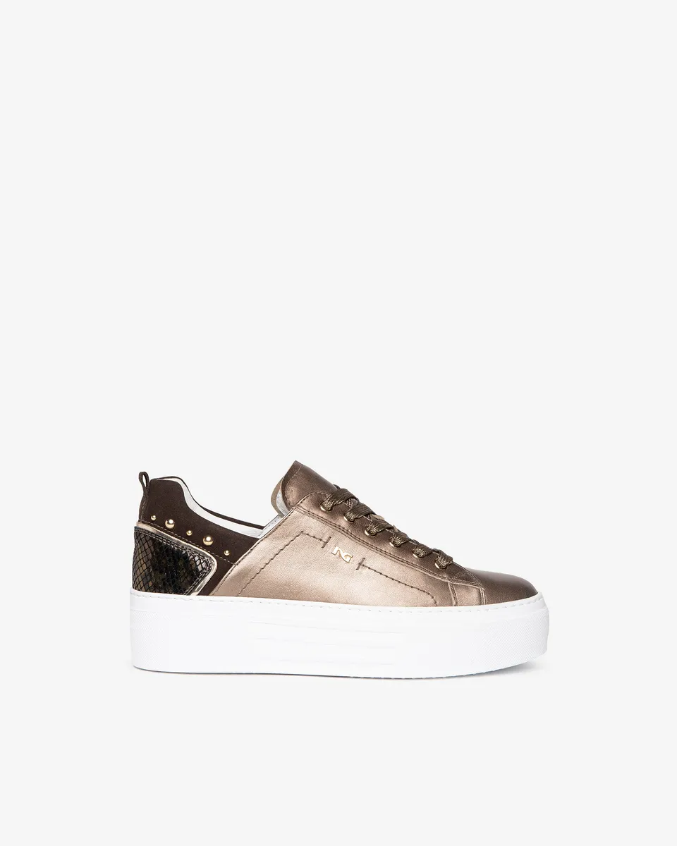 Nero Giardini Sneakers baskets femme cuir daim