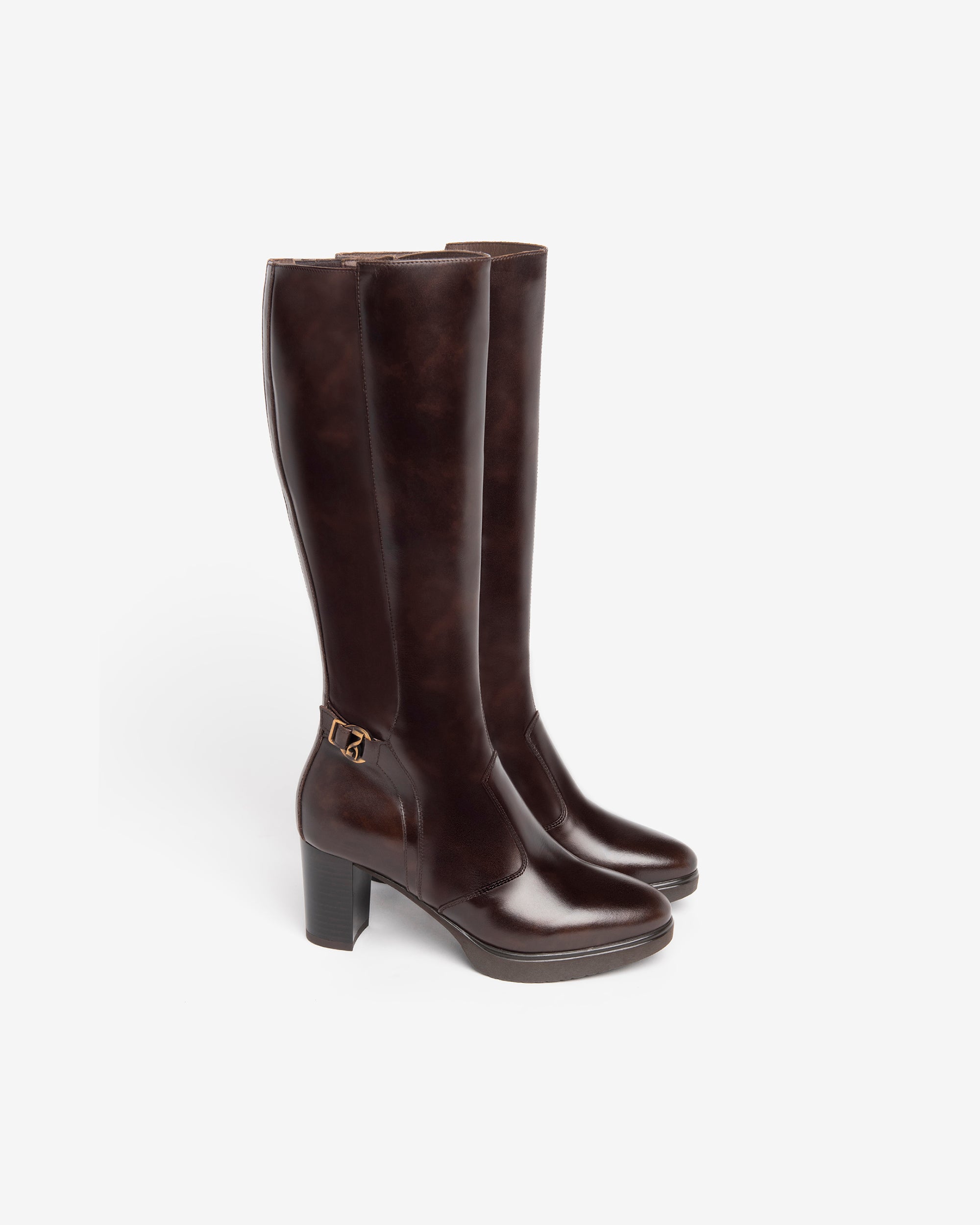 Nero Giardini Boots Bottes cuir femme métal pointure 38