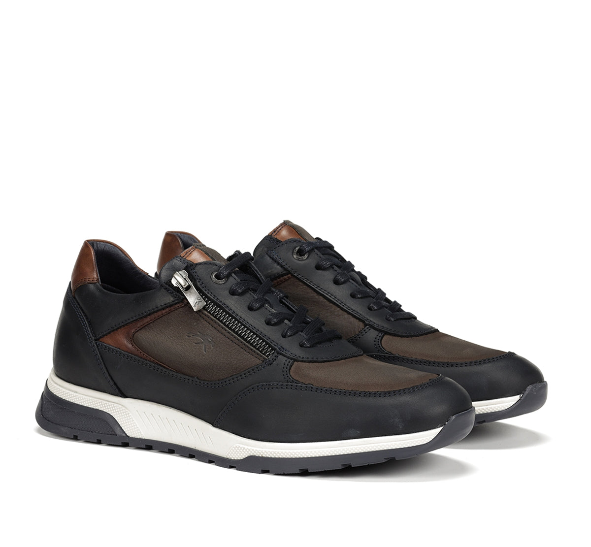 Fluchos Louis F1603 baskets homme bleu cuir