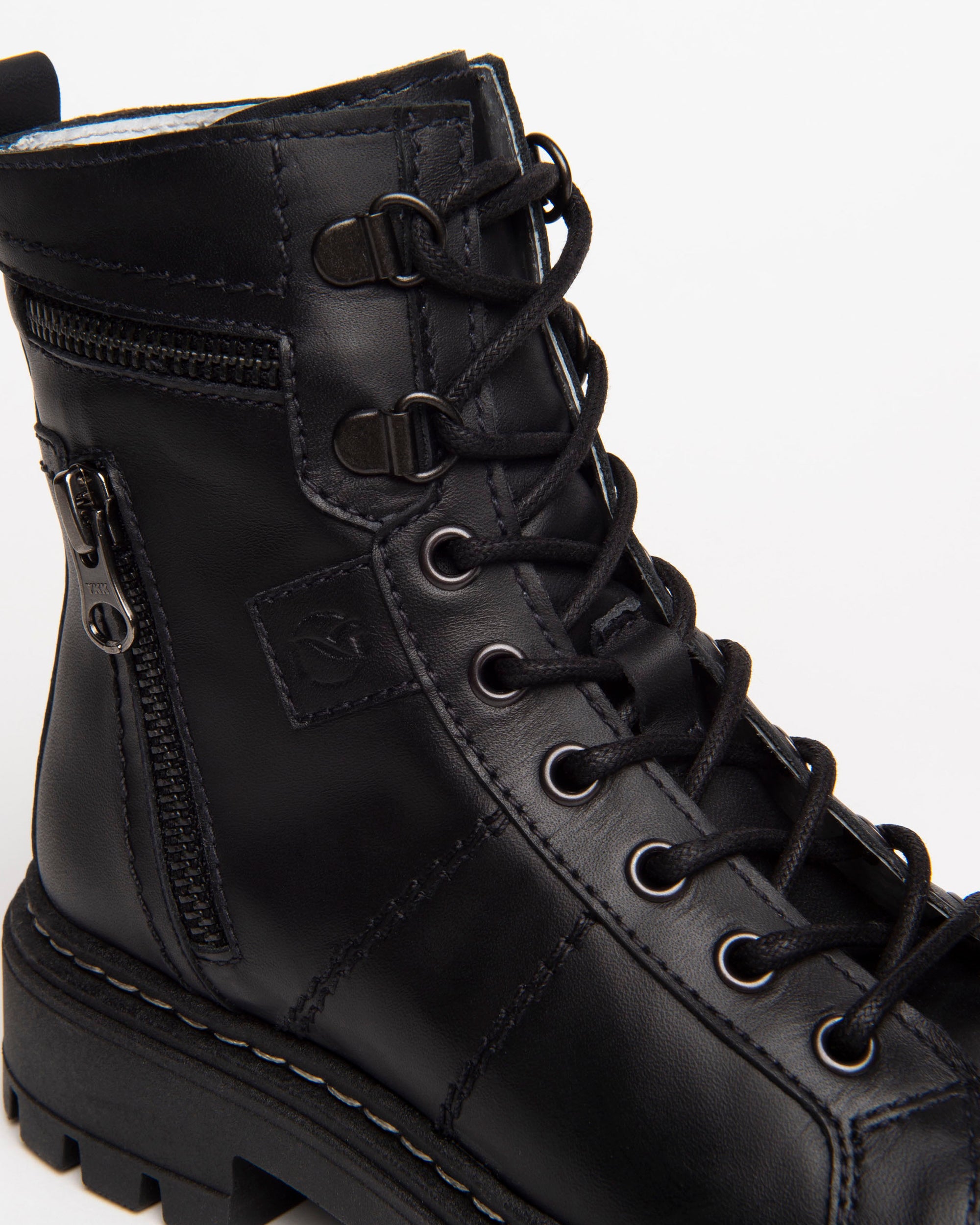 Nero Giardini Combat Boots Bottines Cuir Fille Lacets