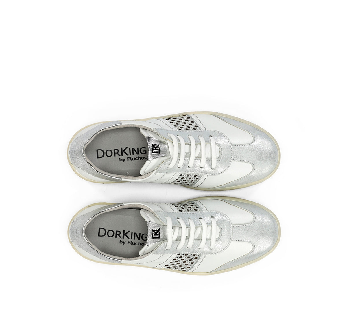 Dorking Lynn D9478 basket femme argent