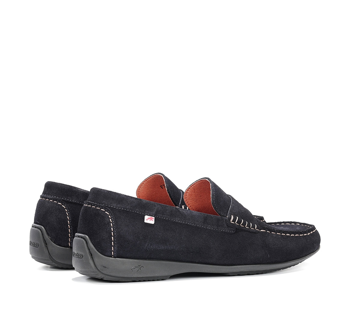 Fluchos Samoa F2207 mocassin homme bleu souple