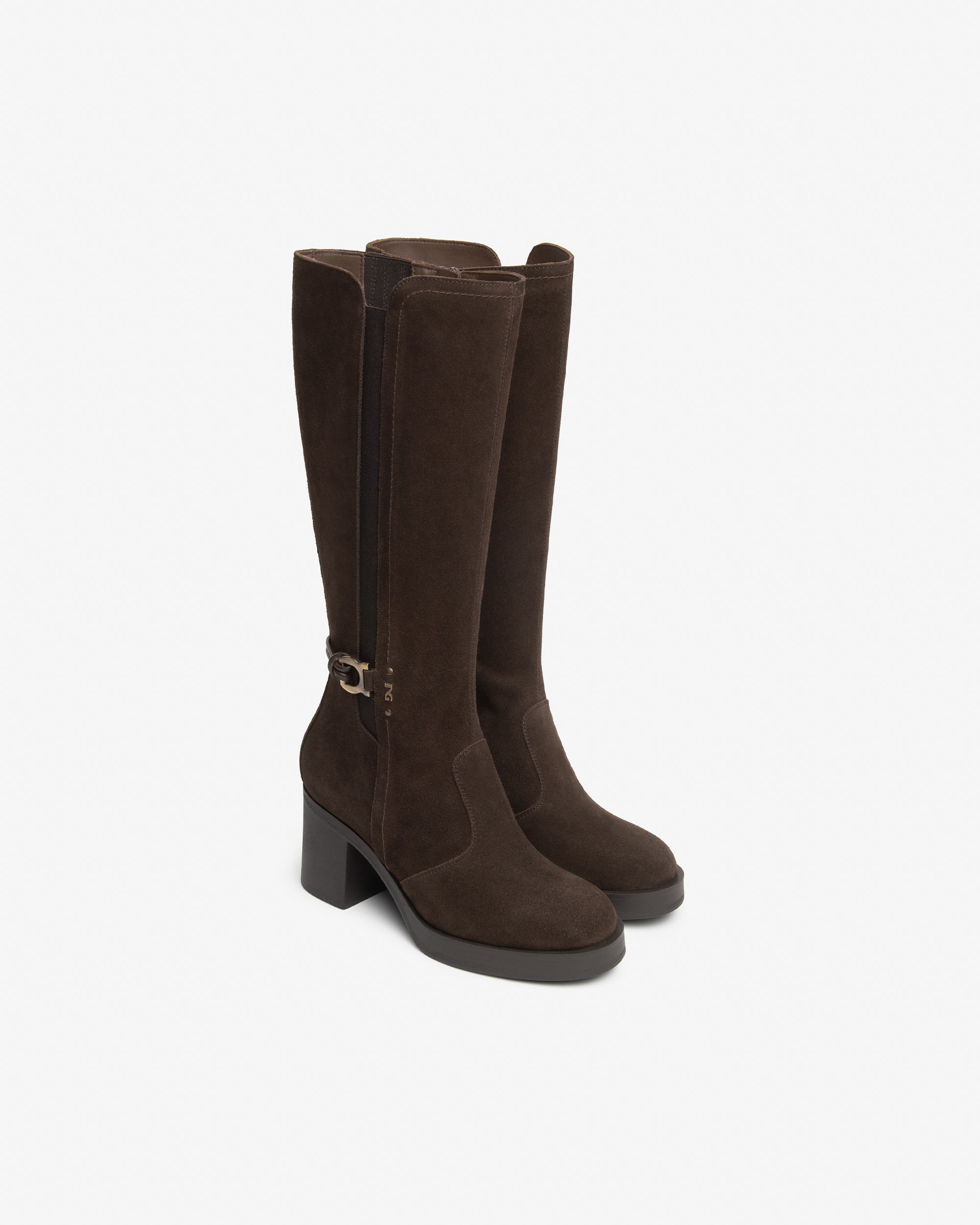 Nero Giardini Boots Bottes Daim Femme Talon 75 mm