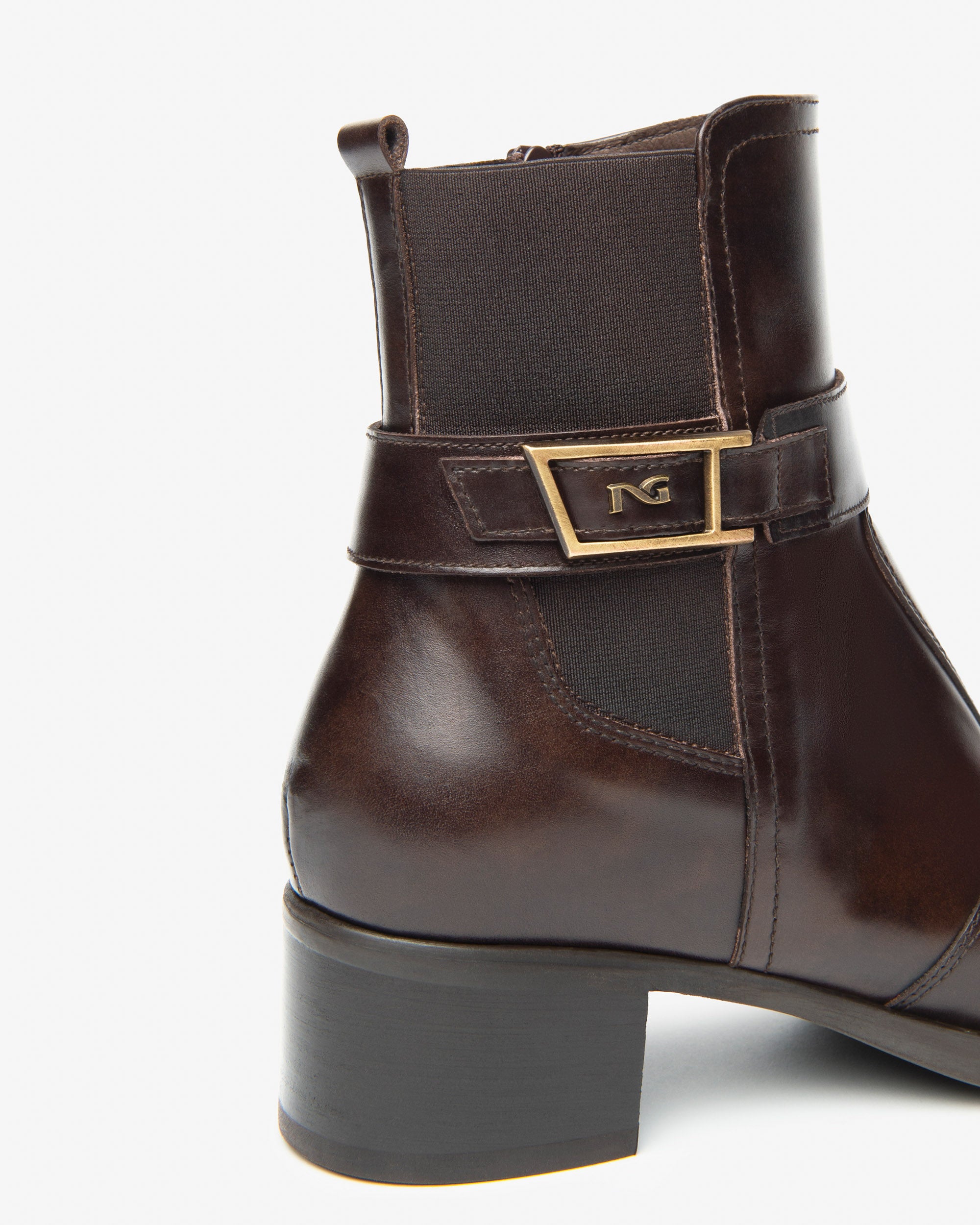 Nero Giardini bottines cuir tissu femme hiver