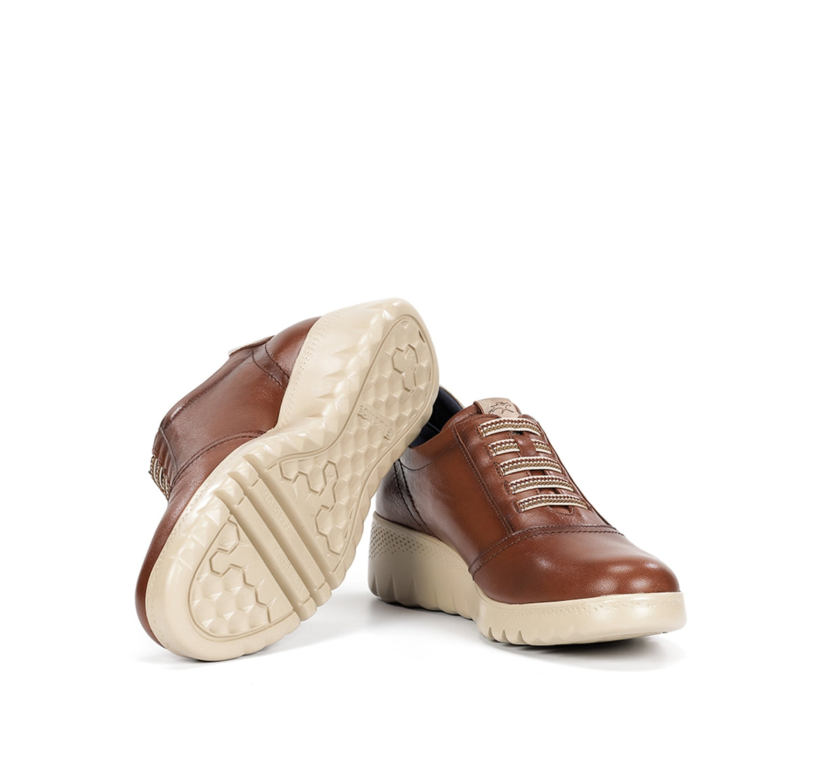 Fluchos Live F2096 baskets femme marron confort