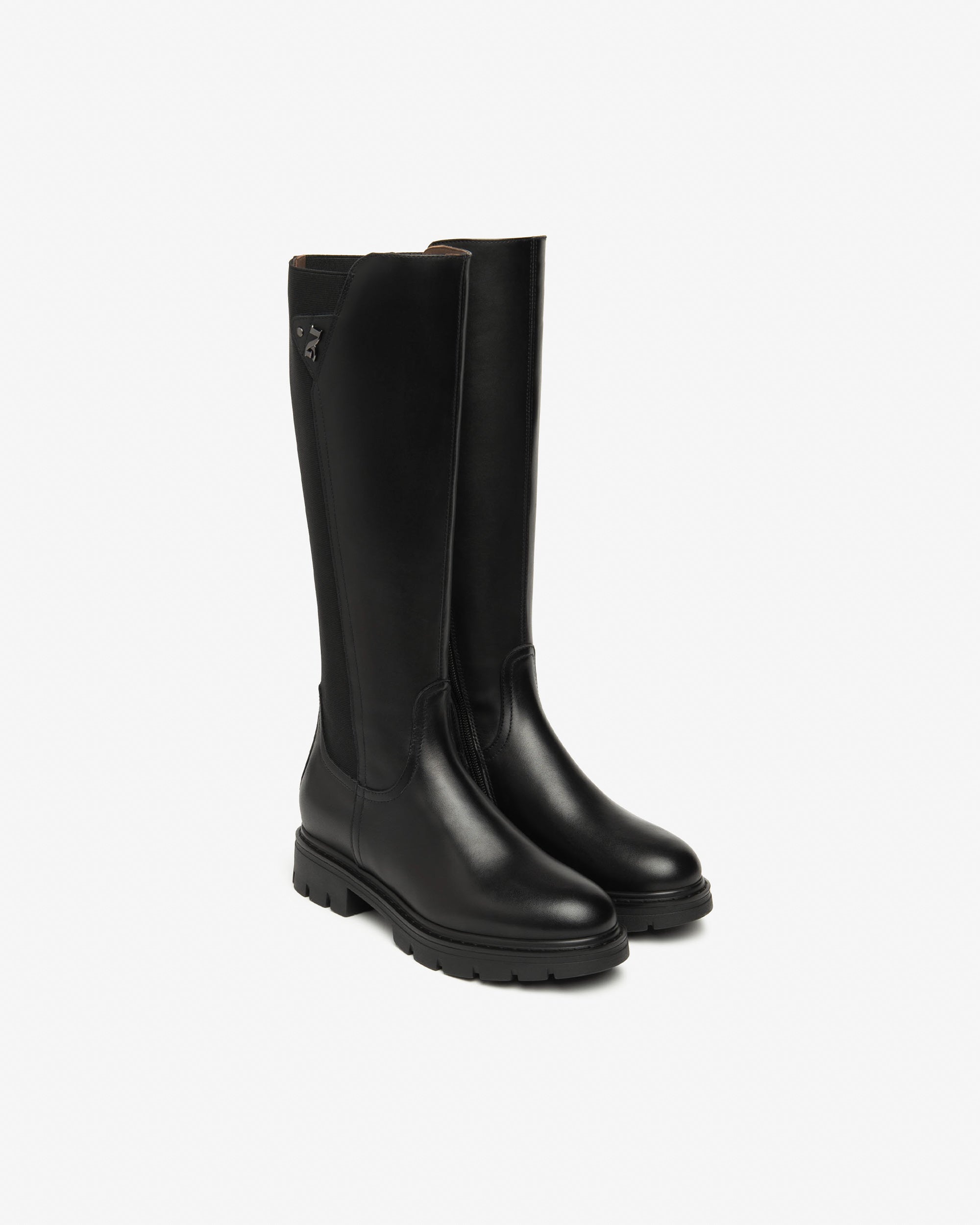 Nero Giardini Boots bottes cuir tissu femme