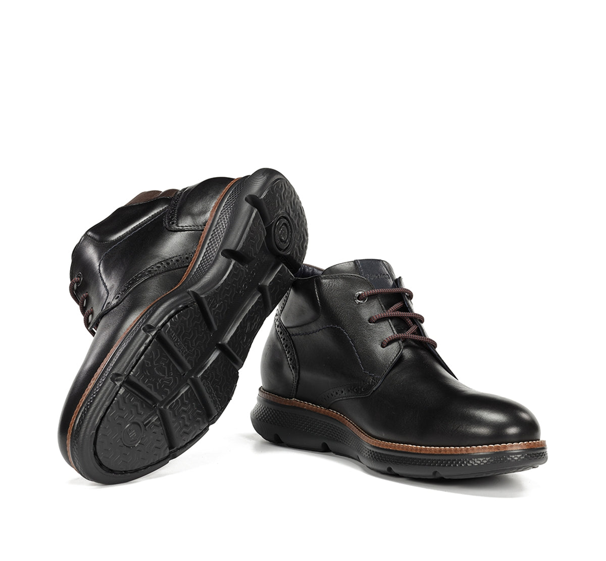 Fluchos William F1353 bottine noire homme cuir léger